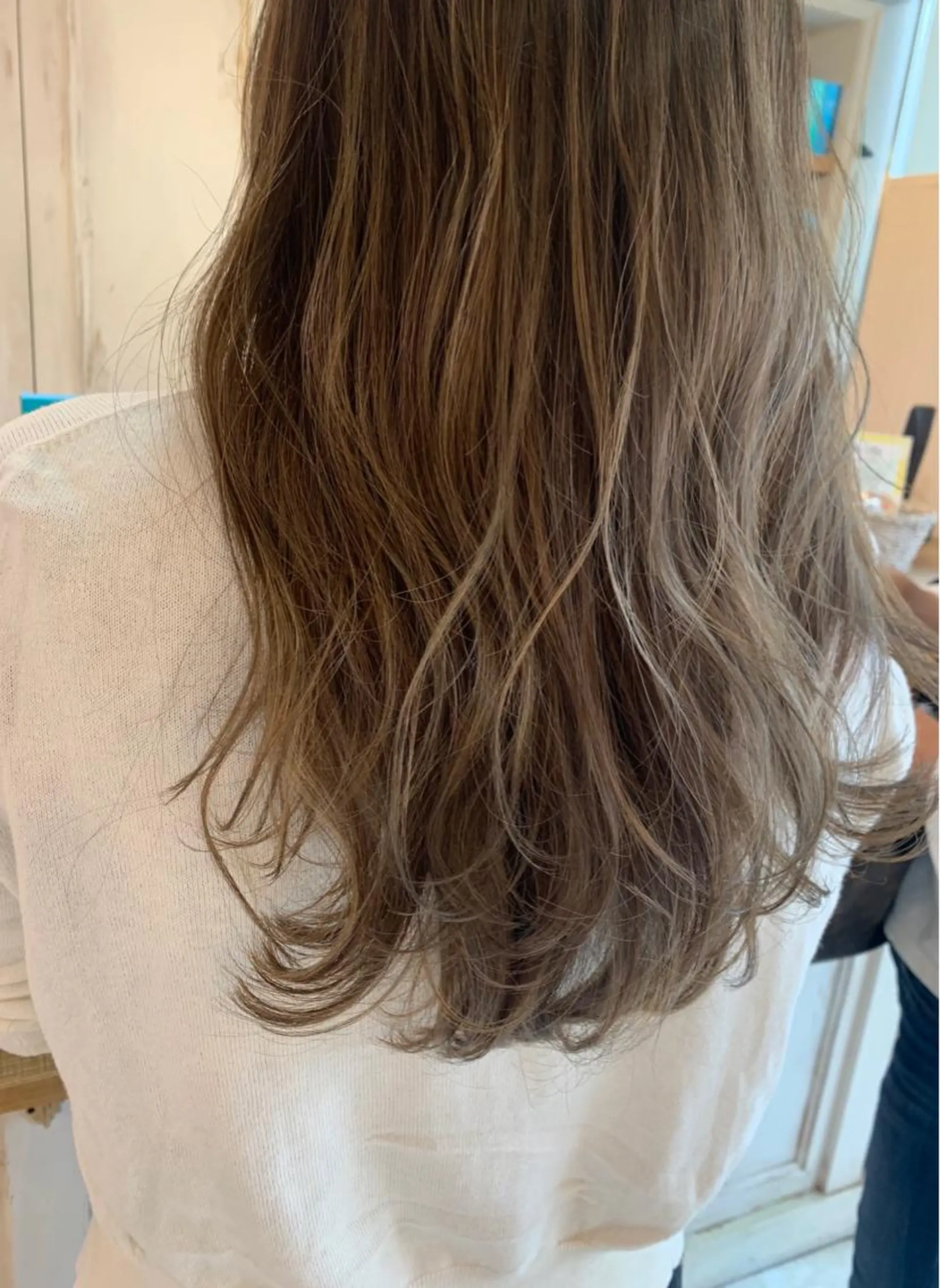 ロング カラー カット ヘアカラー トリートメント EARTH調布店 miyuのヘアスタイル