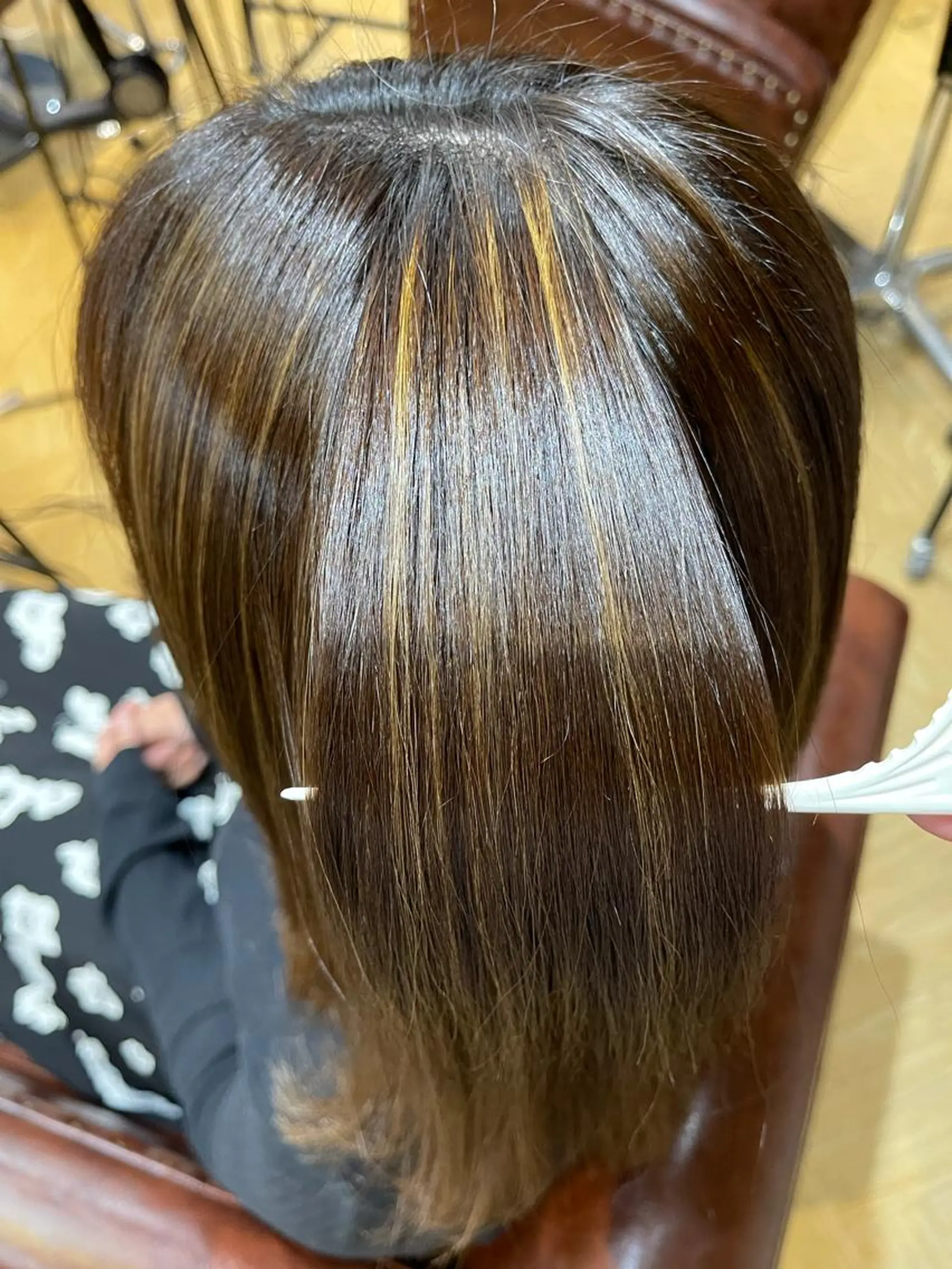 ミディアム カット 縮毛矯正 antica YOSHIのヘアスタイル