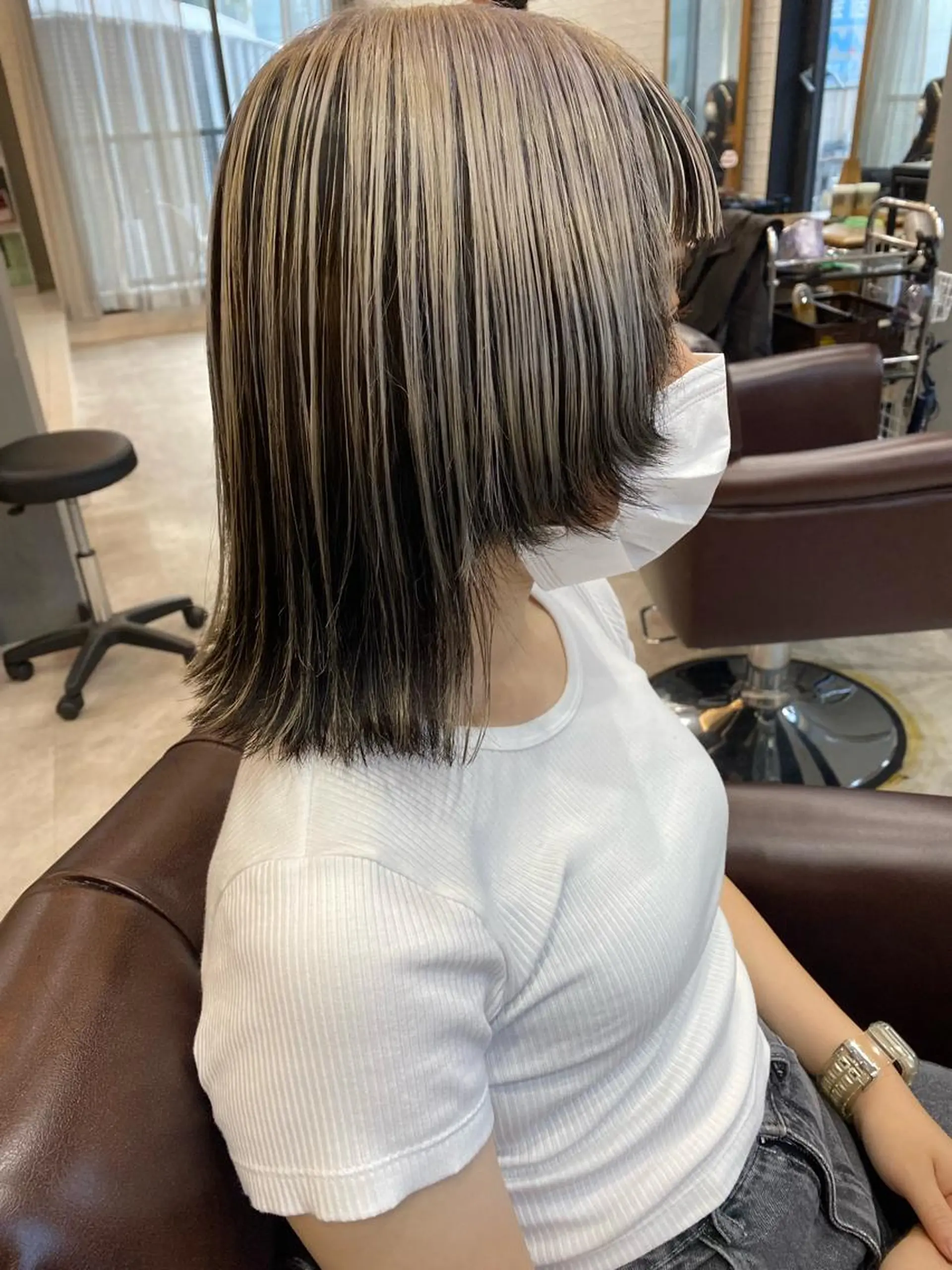 ミディアム FUJII MARINのヘアスタイル