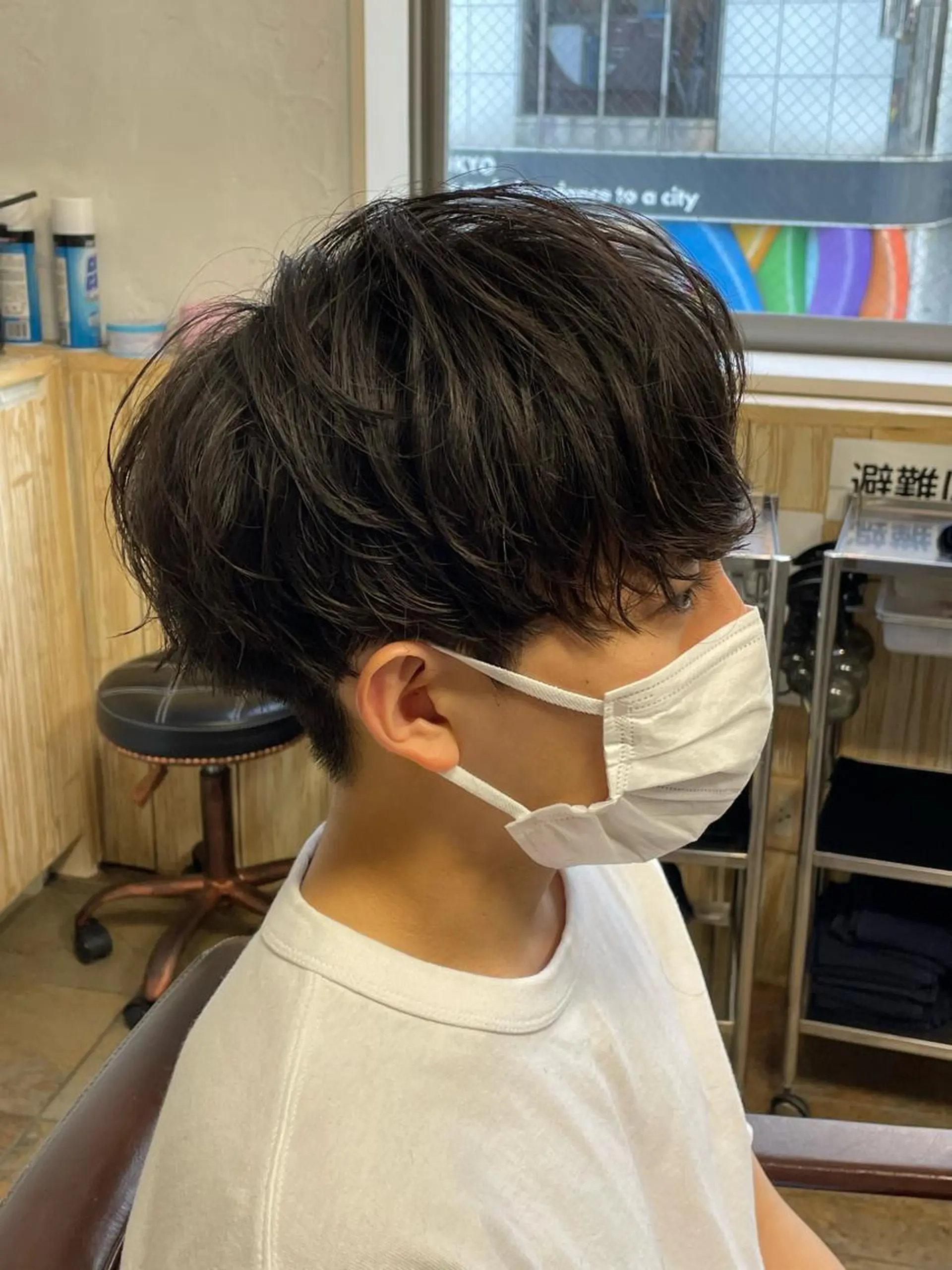 メンズ マッシュ 刈り上げ カット 榎戸 怜真のヘアスタイル