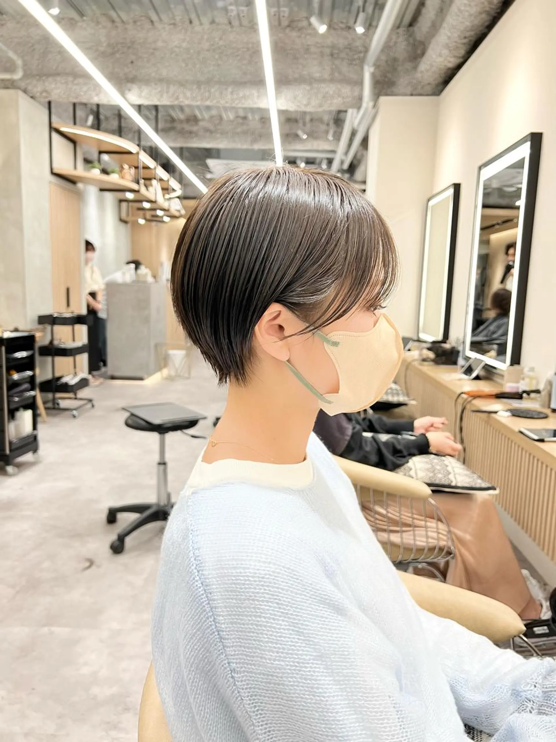 ショート ショートヘア 【似合わせ・レイヤー ・パーマ】海気のヘアスタイル