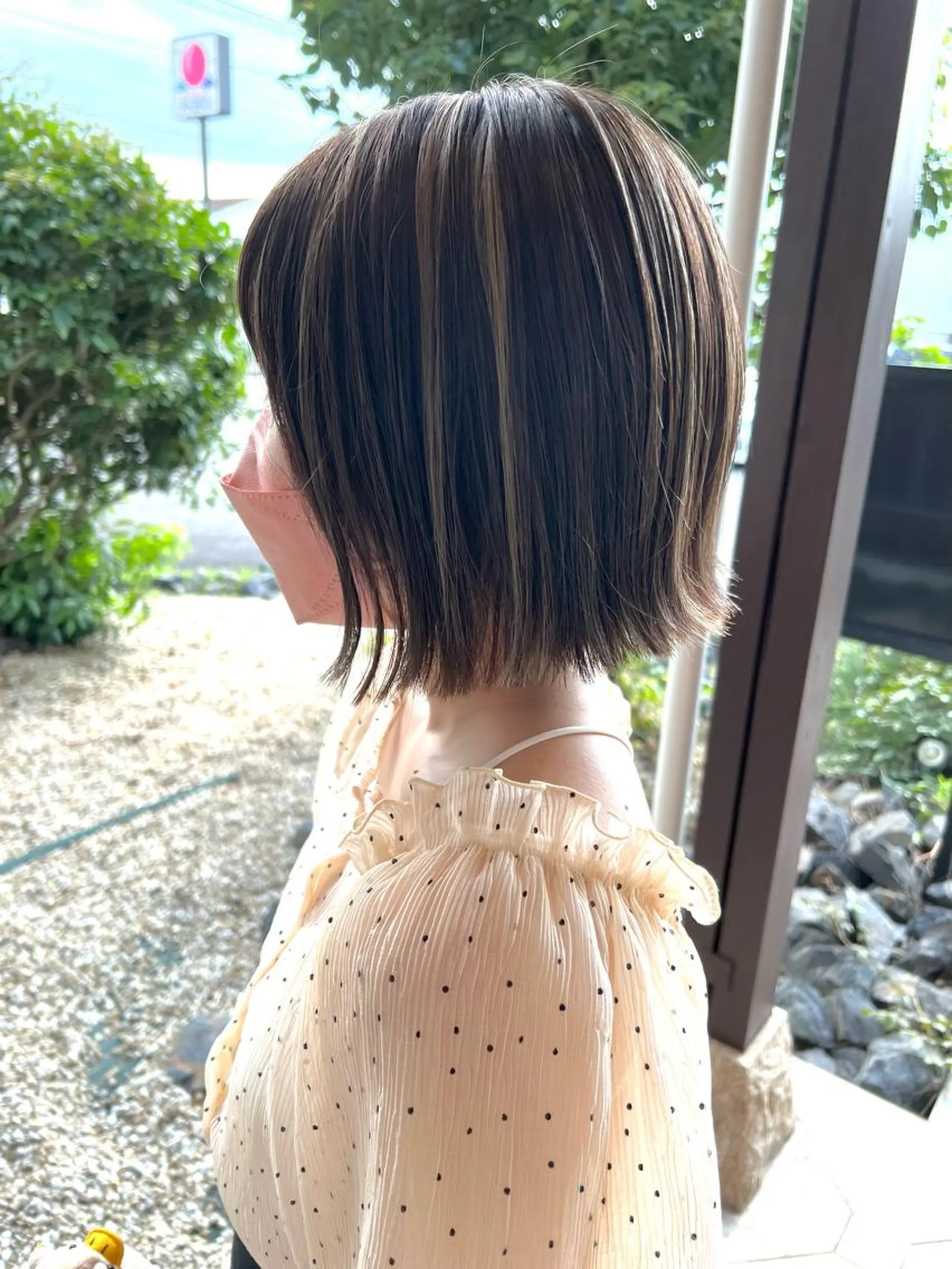 ミディアム カラー パーマ カット Artist 藤﨑紘成のヘアスタイル