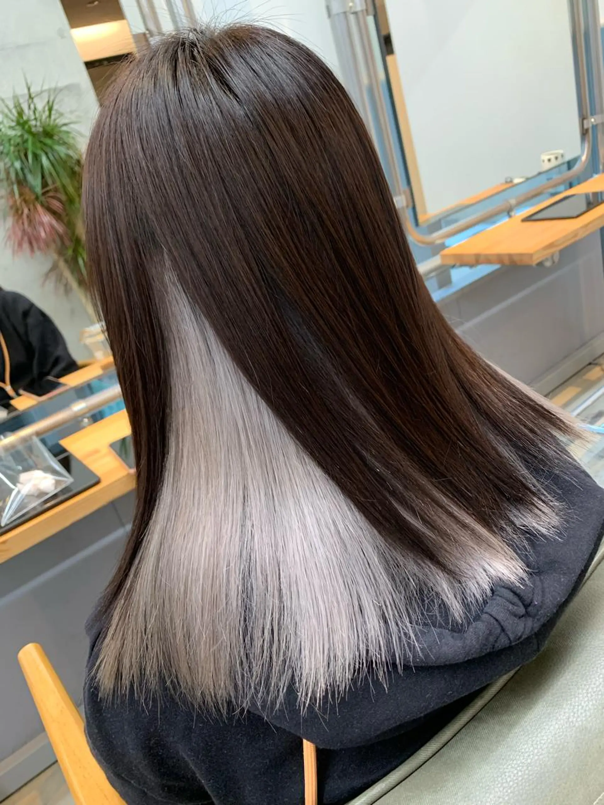 ミディアム カラー 天野 開のヘアスタイル