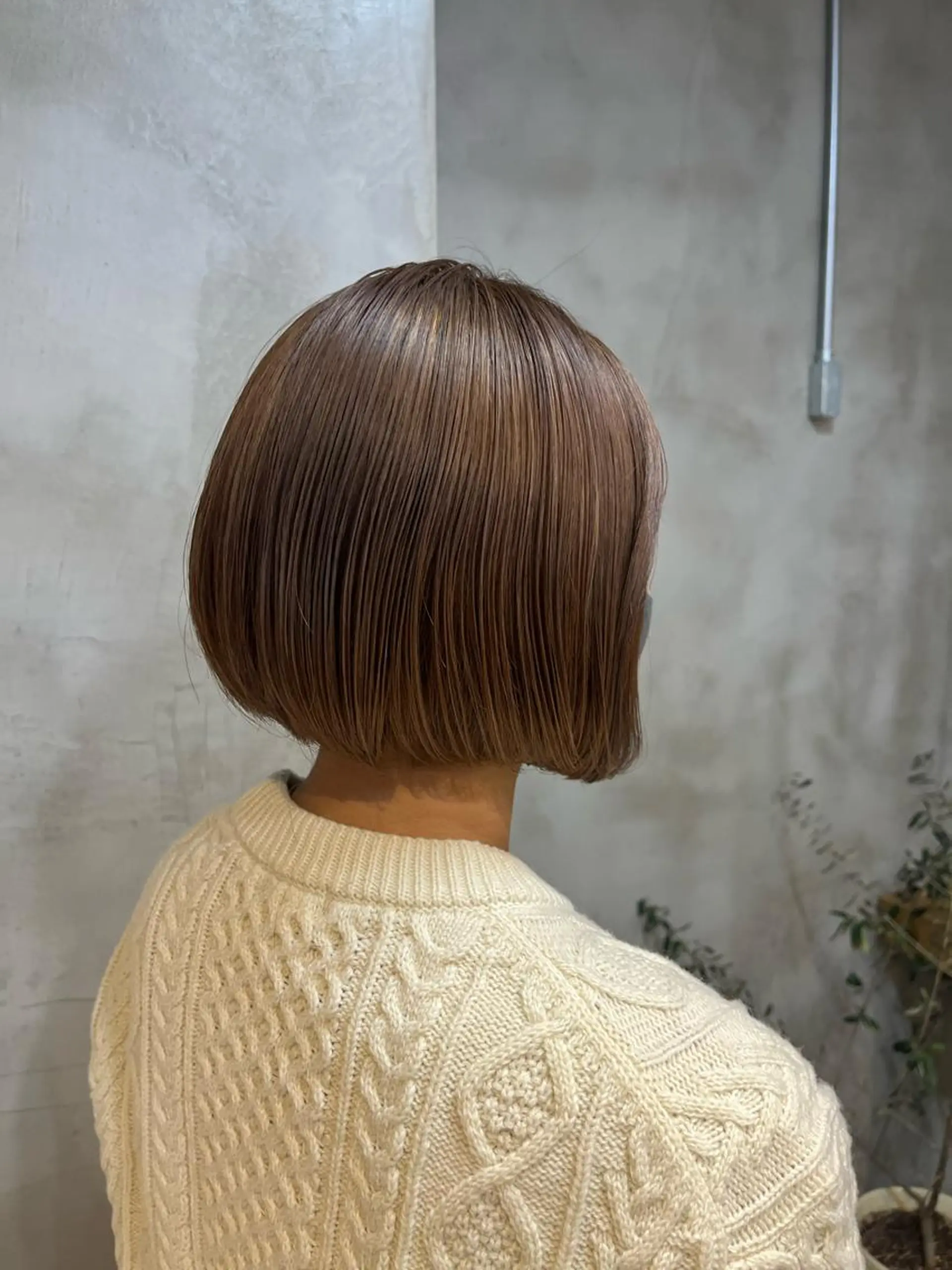 カラー グレージュ ヘアカラー ボブ/ミディ/ロング 特化/芳野りんかのヘアスタイル