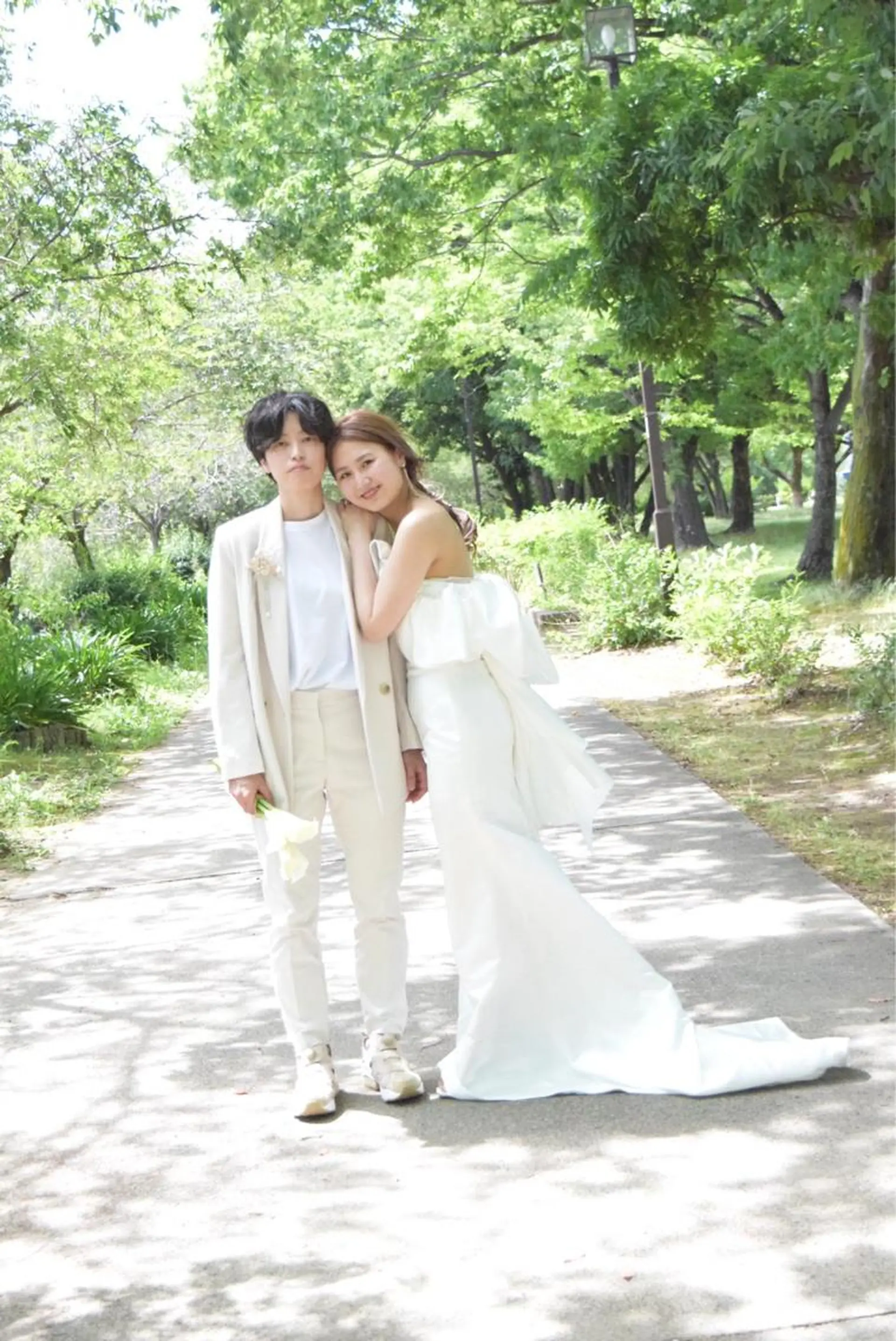 ロング カラー 中川 茜里のヘアスタイル