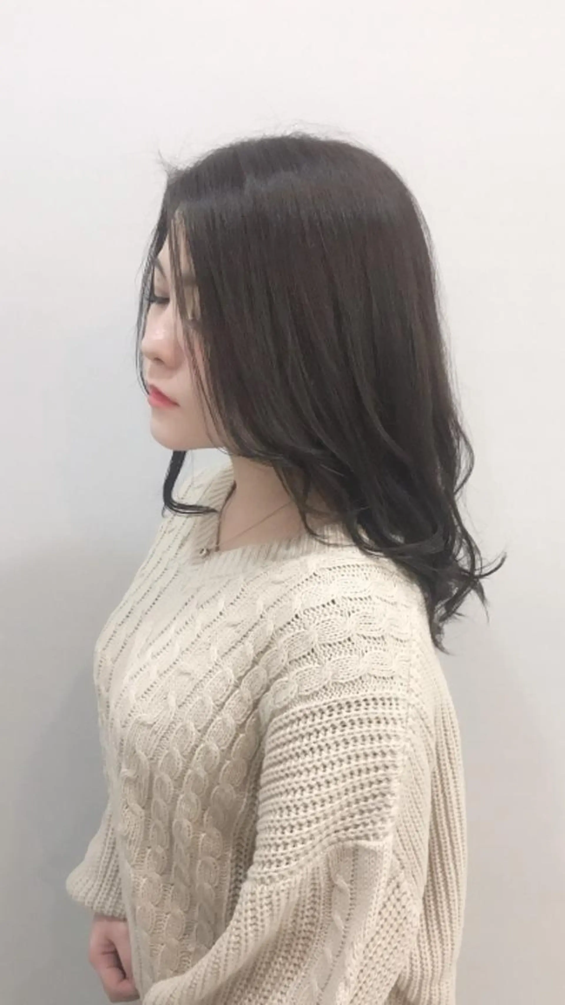 セミロング カラー パーマ コウスケ rebornのヘアスタイル