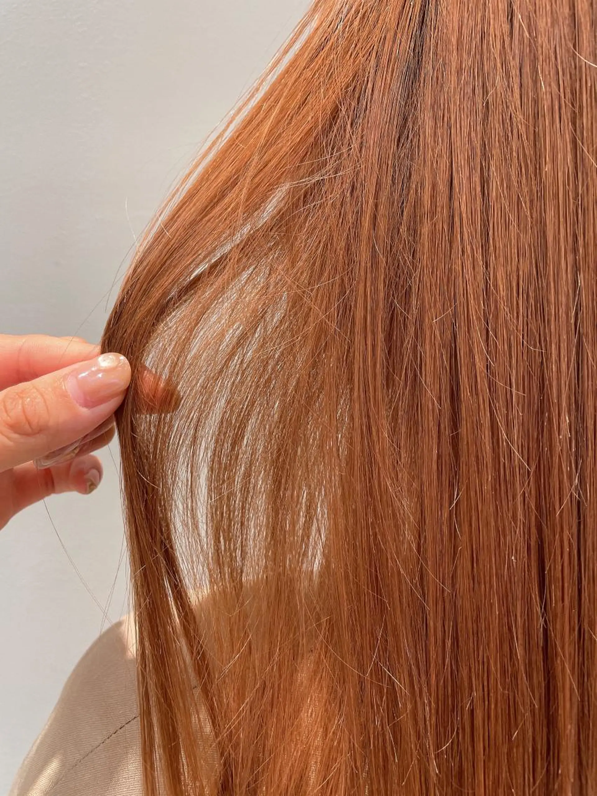 ロング カラー ブラウンカラー オレンジ オレンジブラウン ヘアカラー トリートメント 🦖鶴岡香純🦖 5/1から復帰しますのヘアスタイル