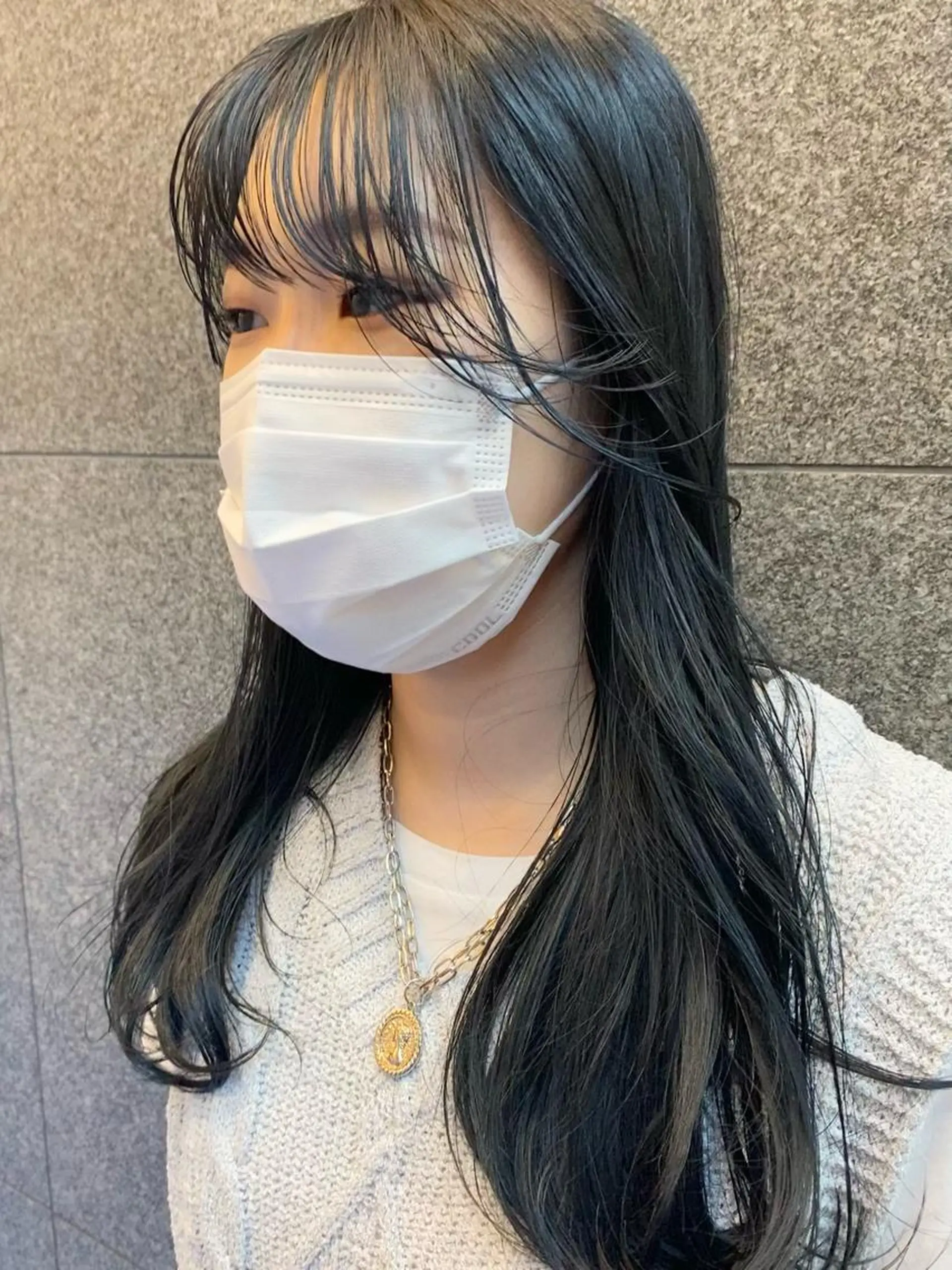 ロング デザインカラー/ボブ ブリーチカラー/ユリのヘアスタイル