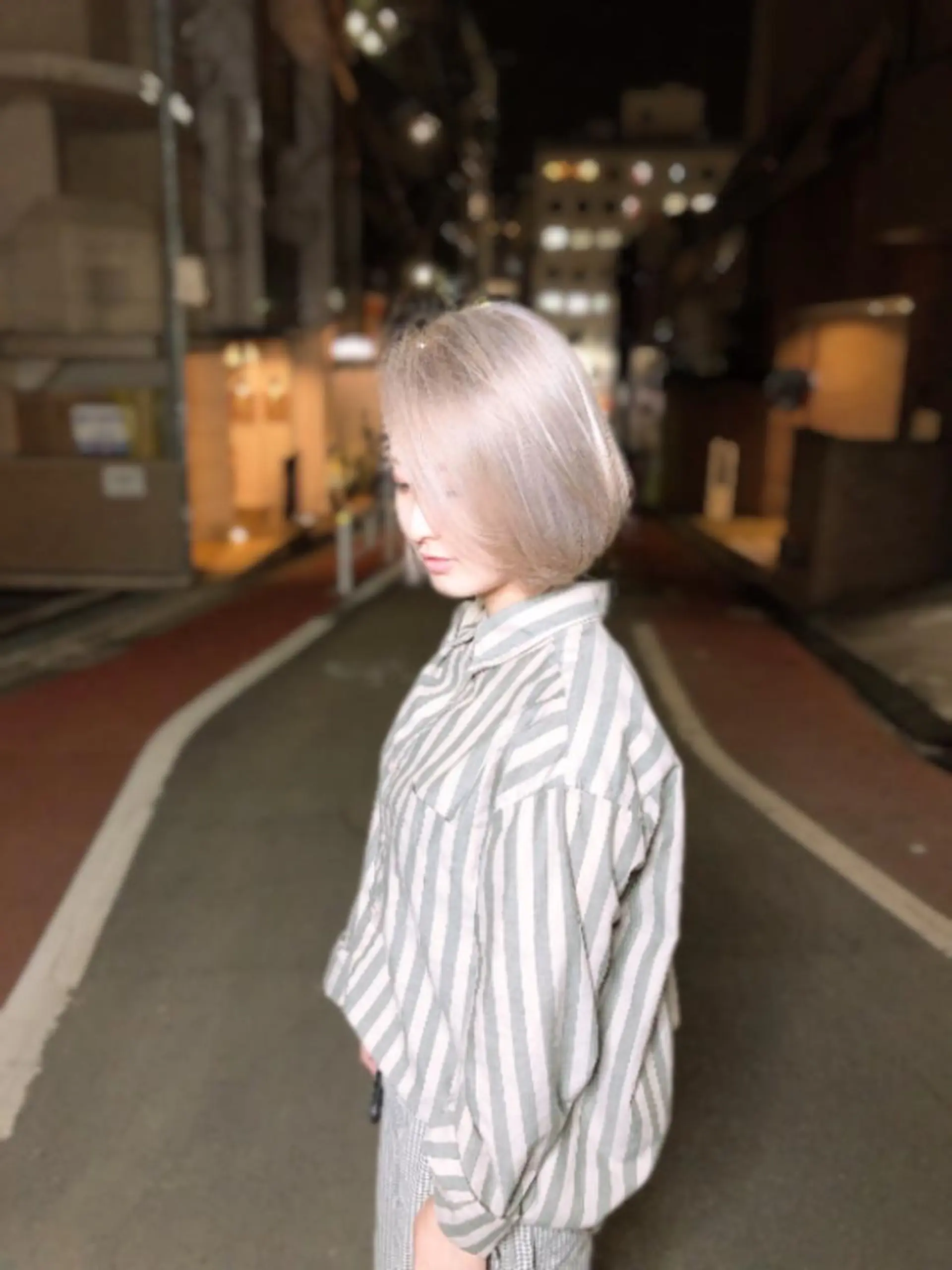 ショート カラー ブリーチ トリートメント 韓国カラーエクステ 👑代表渡部雅己👑のヘアスタイル