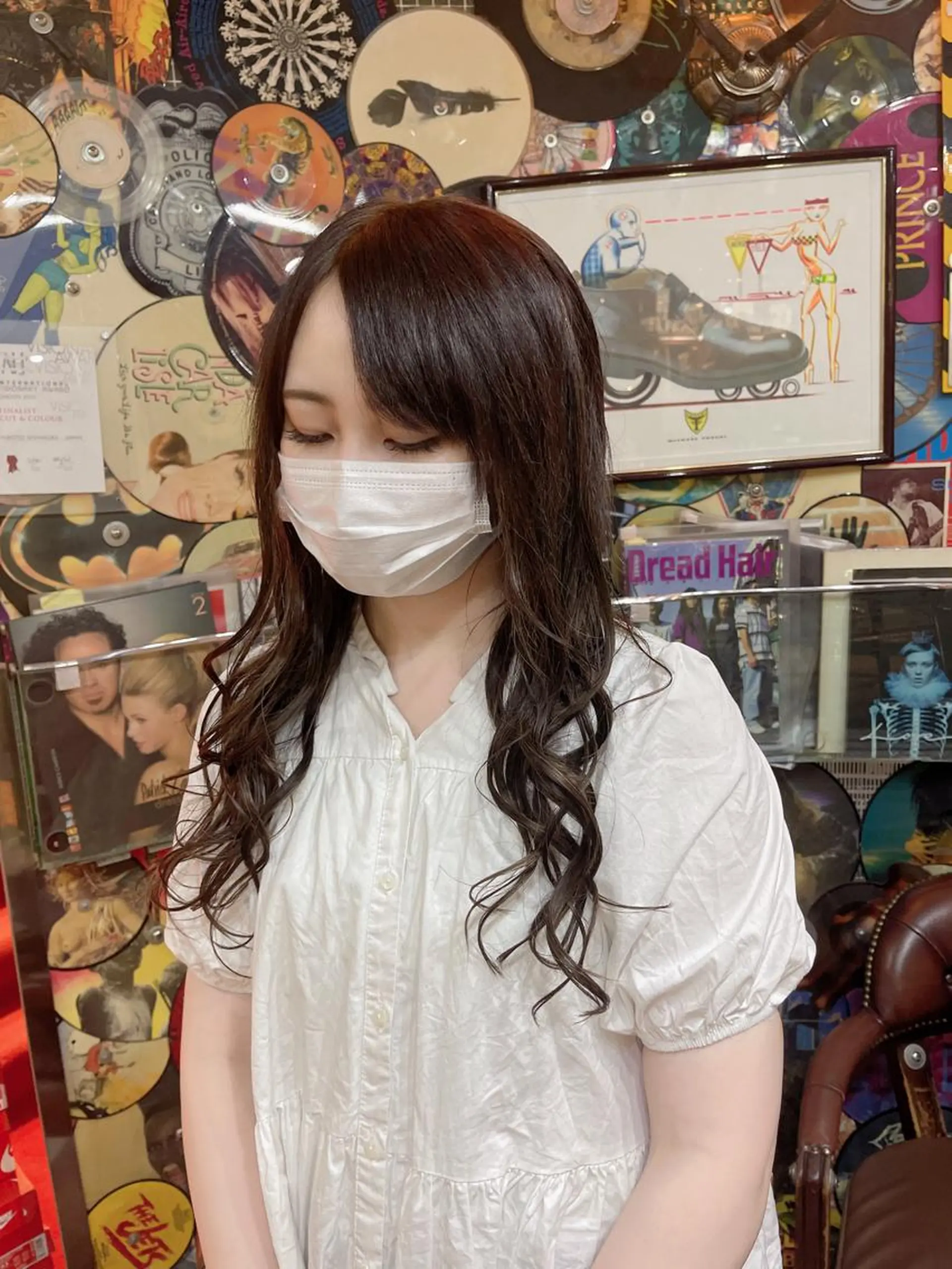 セミロング カラー ヘアアレンジ エクステ トリートメント 🌈派手髪エクステ ブレイズ🌈ひろとのヘアスタイル