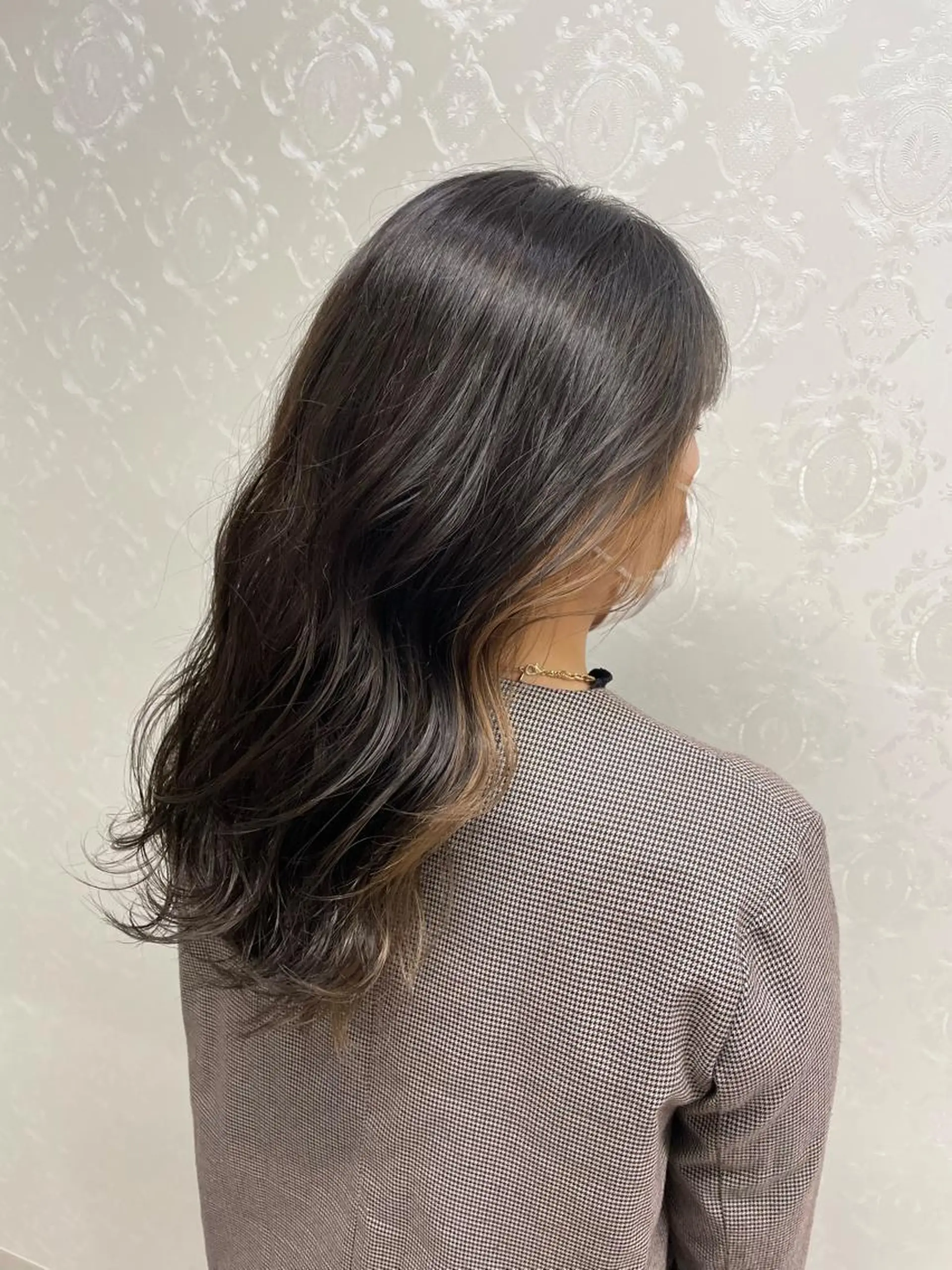 ミディアム カット ヘアカラー トリートメント ココロ☀️ CLUTCH天王寺店のヘアスタイル