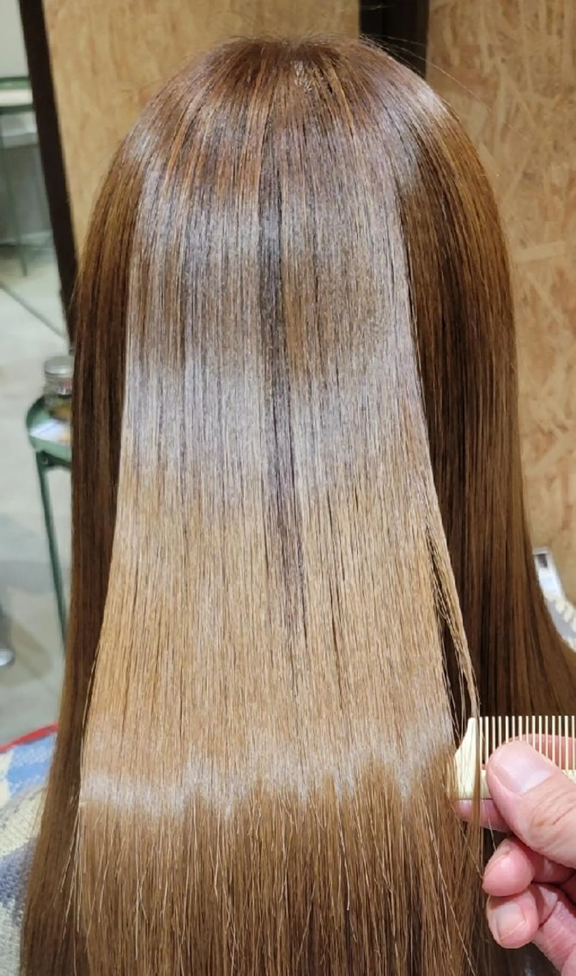 カラー セミロング 髪質改善 カット トリートメント 尾澤 尚希のヘアスタイル