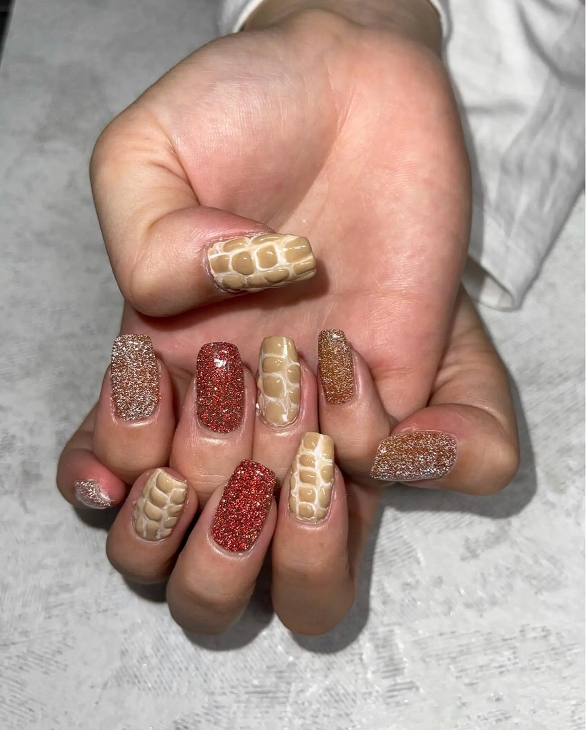 ネイル フラッシュネイル yu kaのネイルデザイン