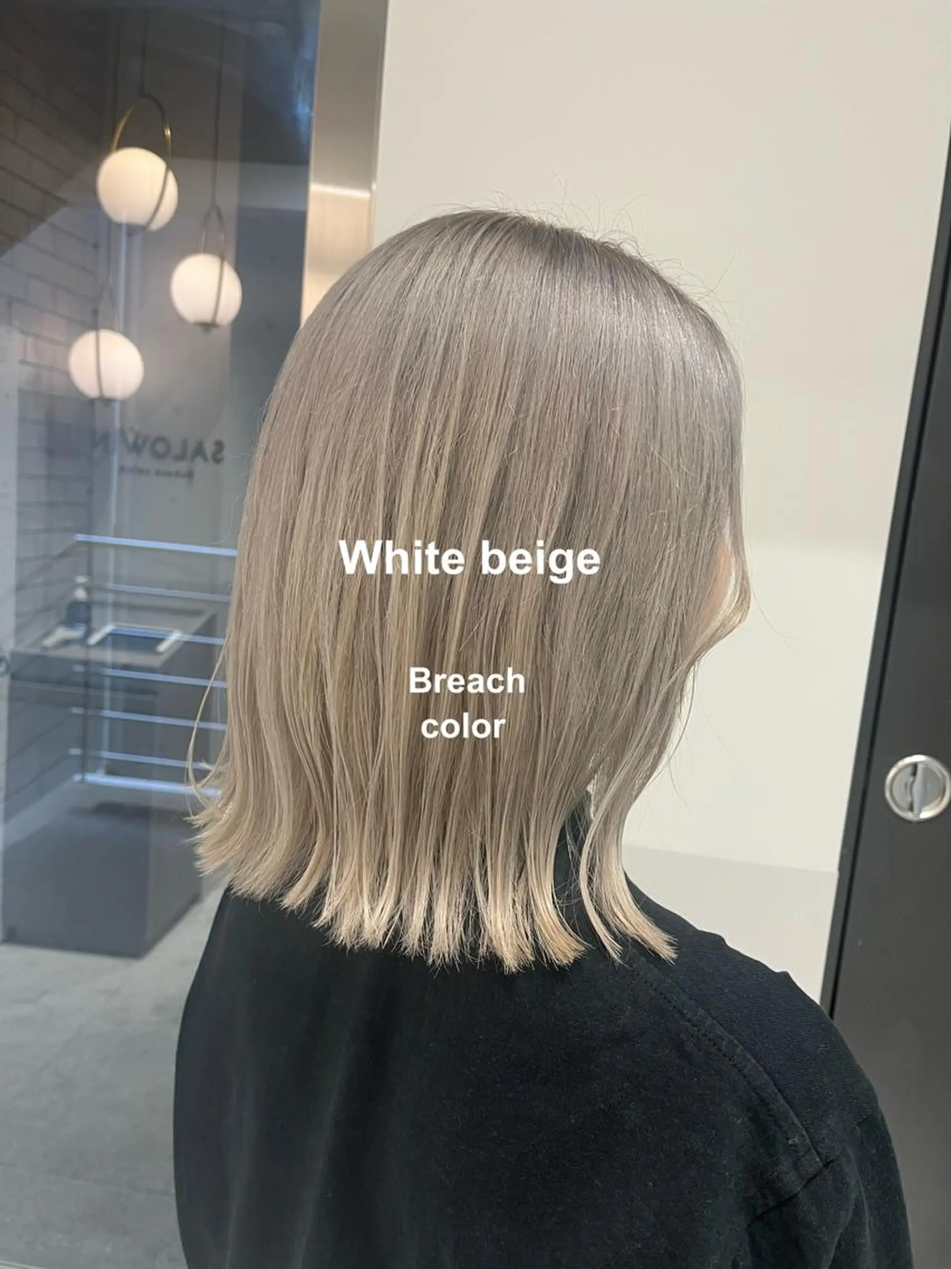 ミディアム カラー RINA🧤 デザインとボブのヘアスタイル