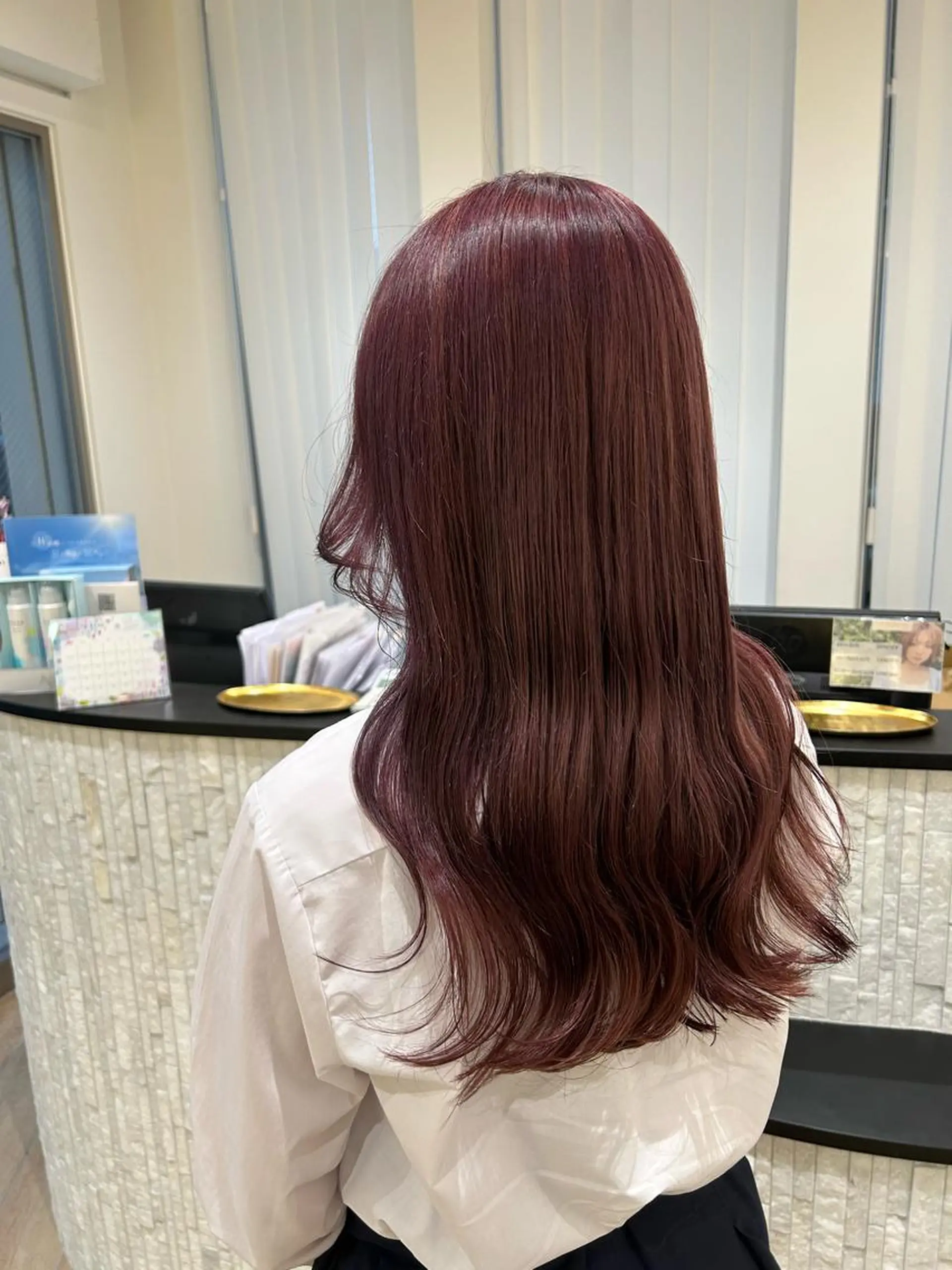 ロング カラー ヘアカラー トリートメント ナチュラル艶カラー 🤎maoのヘアスタイル