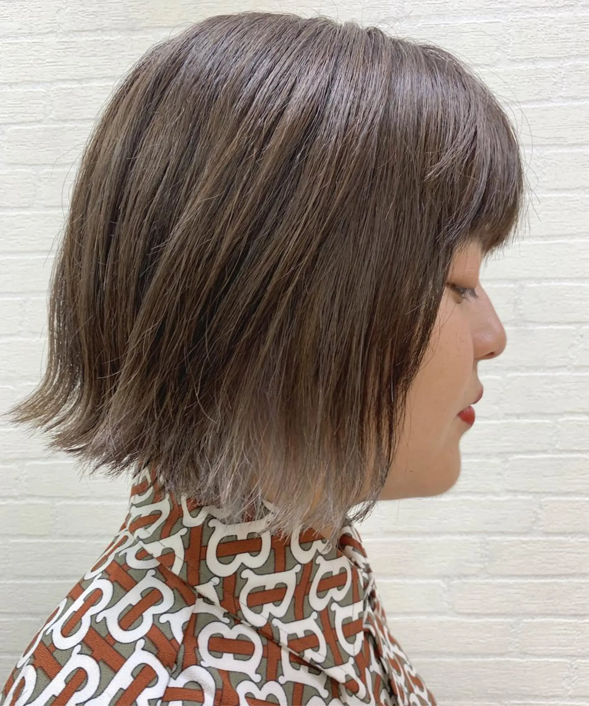 ショート カラー 切りっぱなしボブ ショートボブ ハンサムショート ブリーチ グレージュ カット ヘアカラー トリートメント 初めてのショート お任せください✂️のヘアスタイル