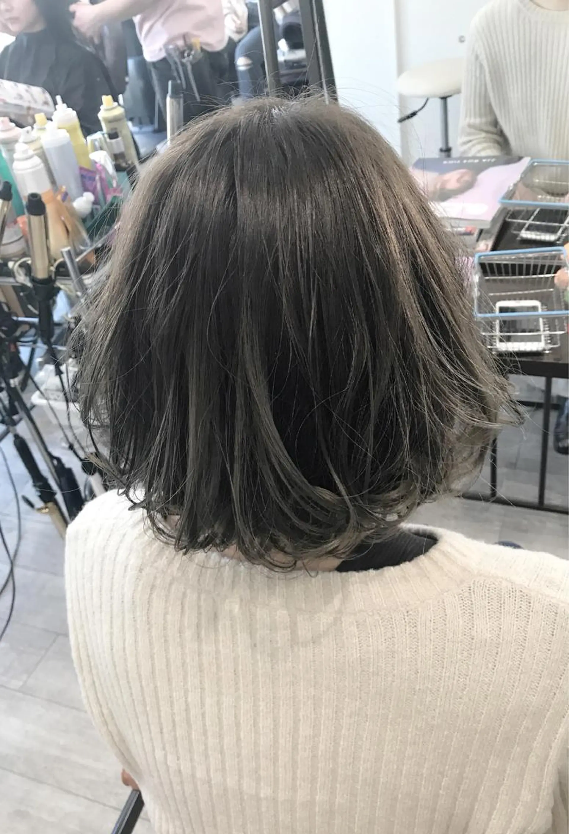 カラー 外国人風カラー ヘアカラー トリートメント ヘッドスパ グレージュ/髪質改善 Yamato.hのヘアスタイル
