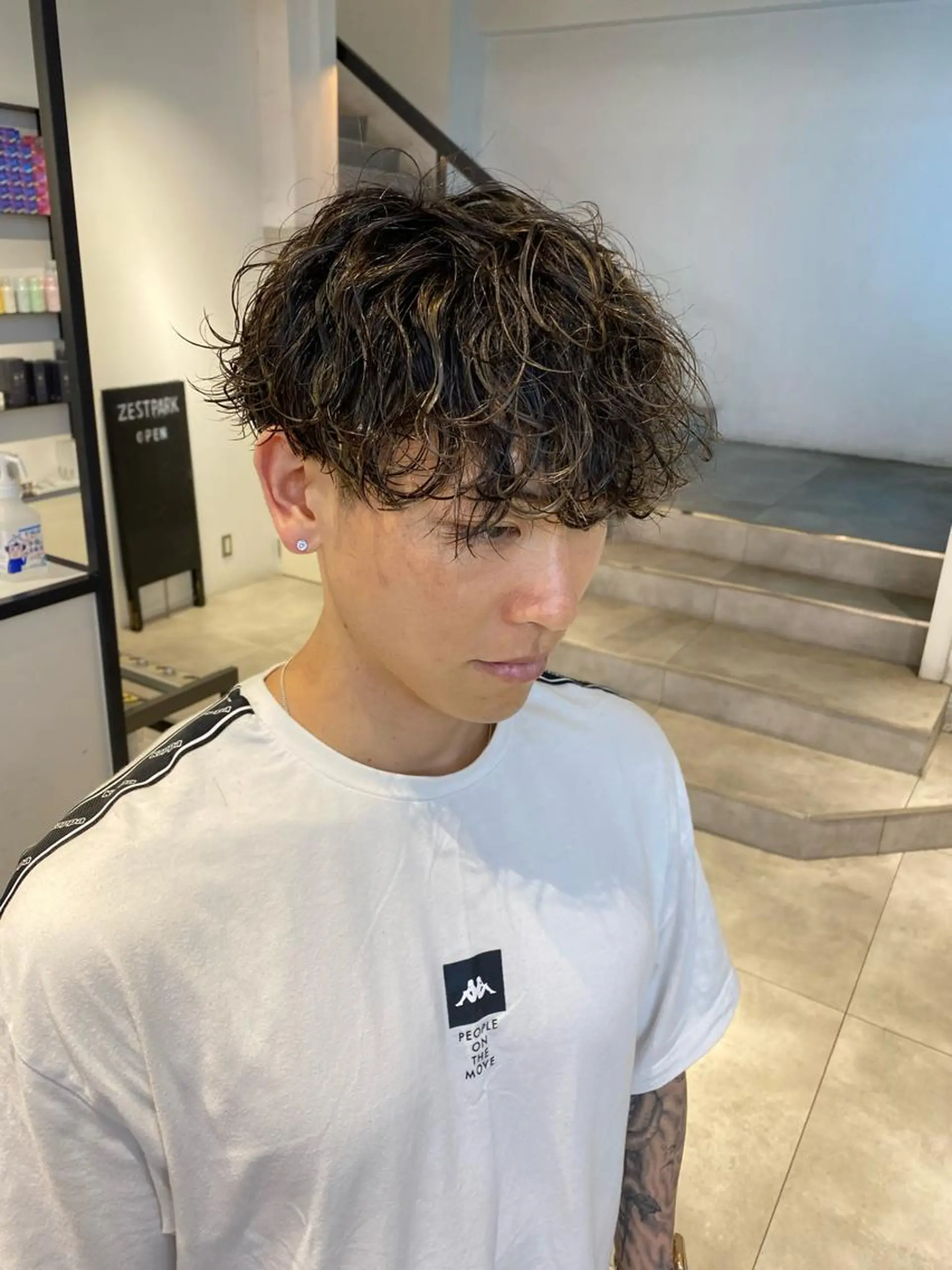 パーマ メンズ 新宿【メンズパーマ】 塩澤太一のヘアスタイル