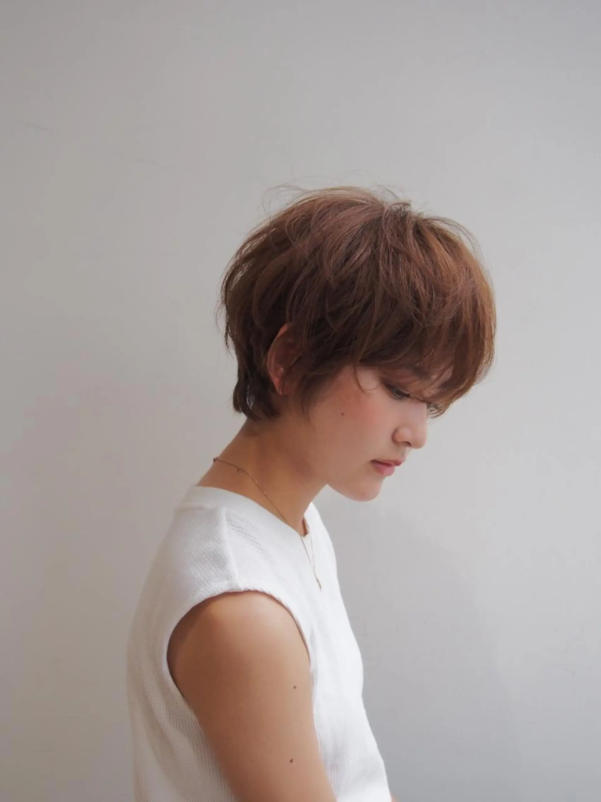 ショート 似合わせ艶髪カラー ❤️ハダユミのヘアスタイル