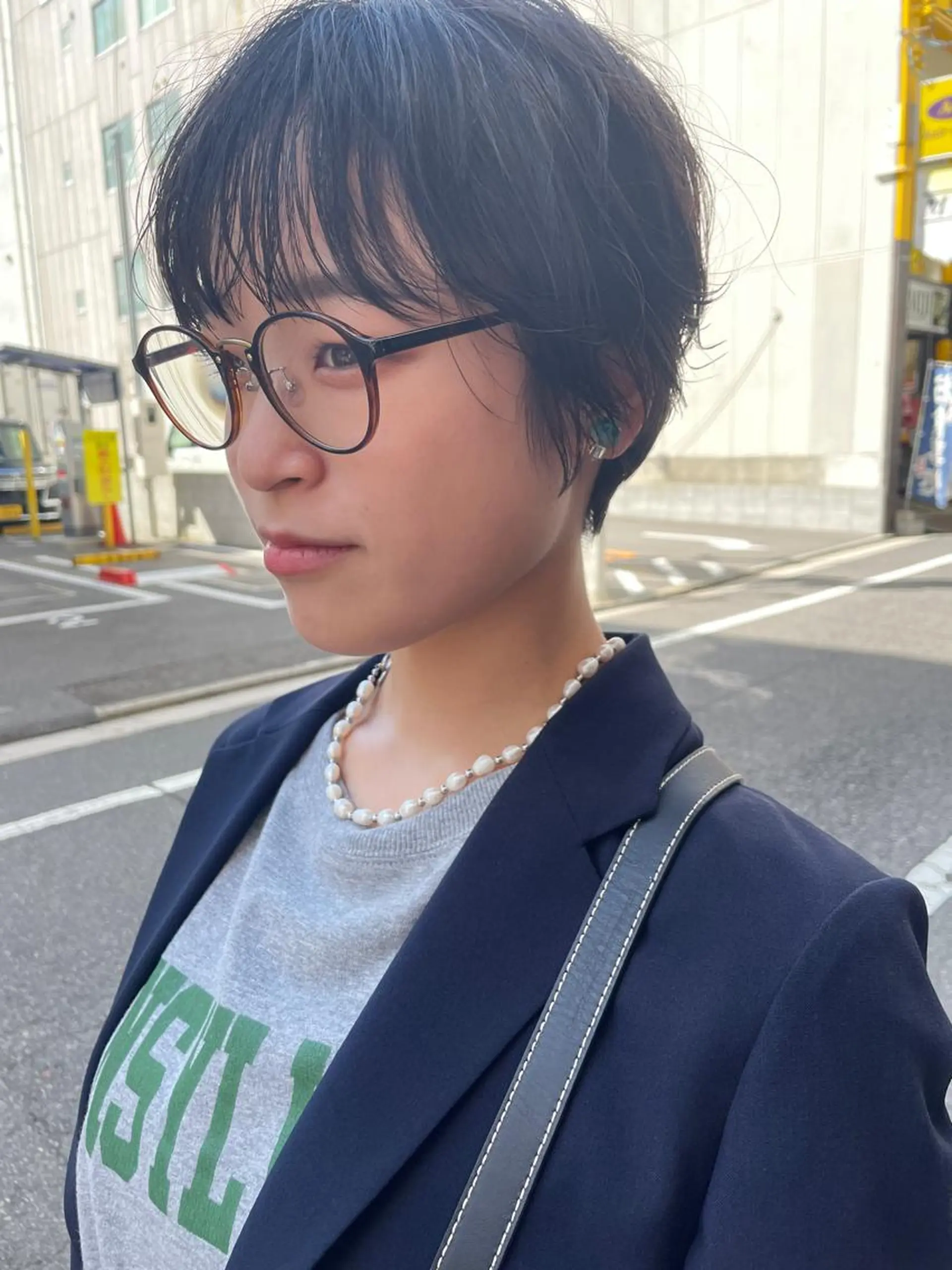 ショート カット さの あやねのヘアスタイル