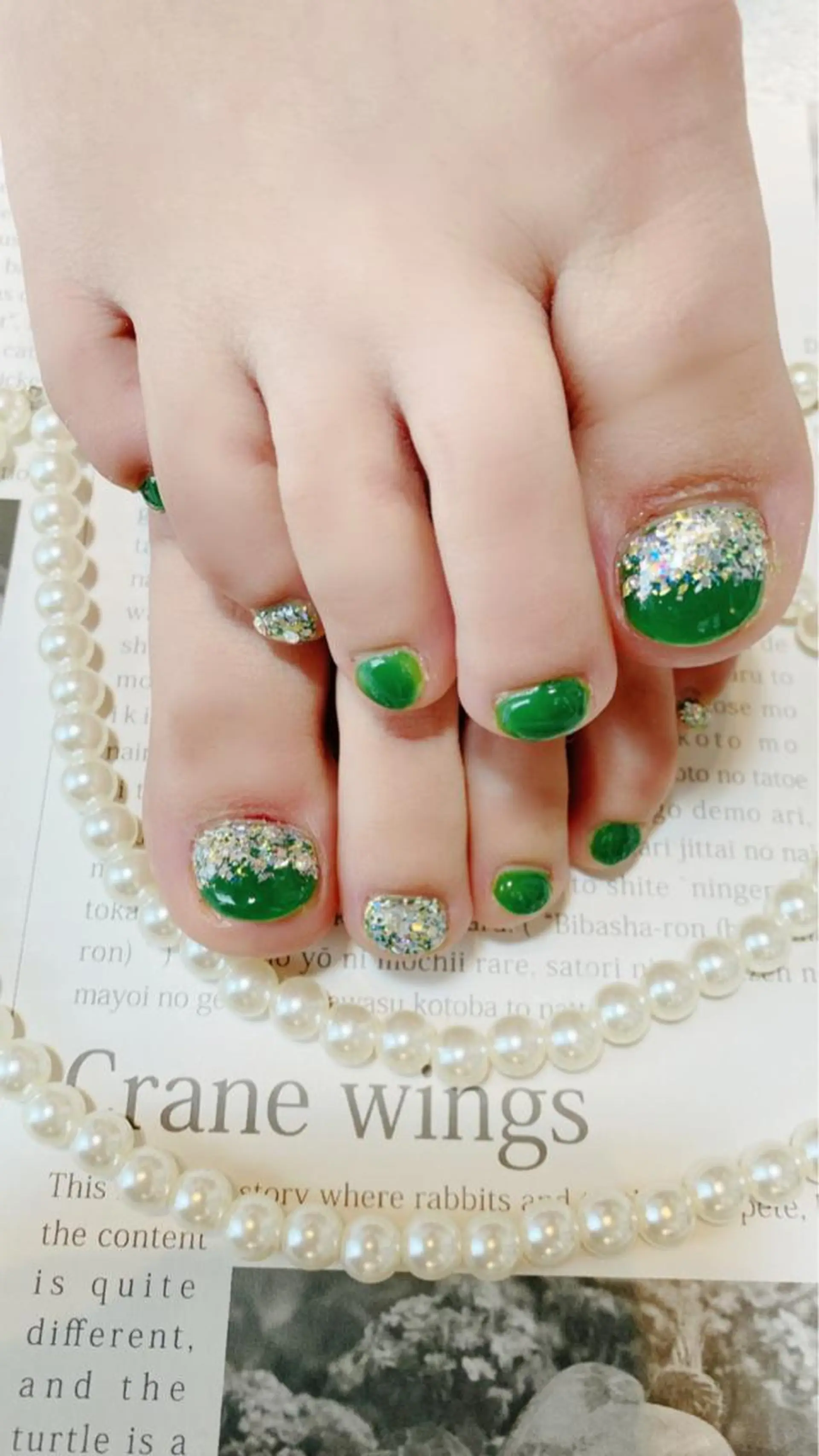 ネイル フットネイル Aimer pour soiのネイルデザイン