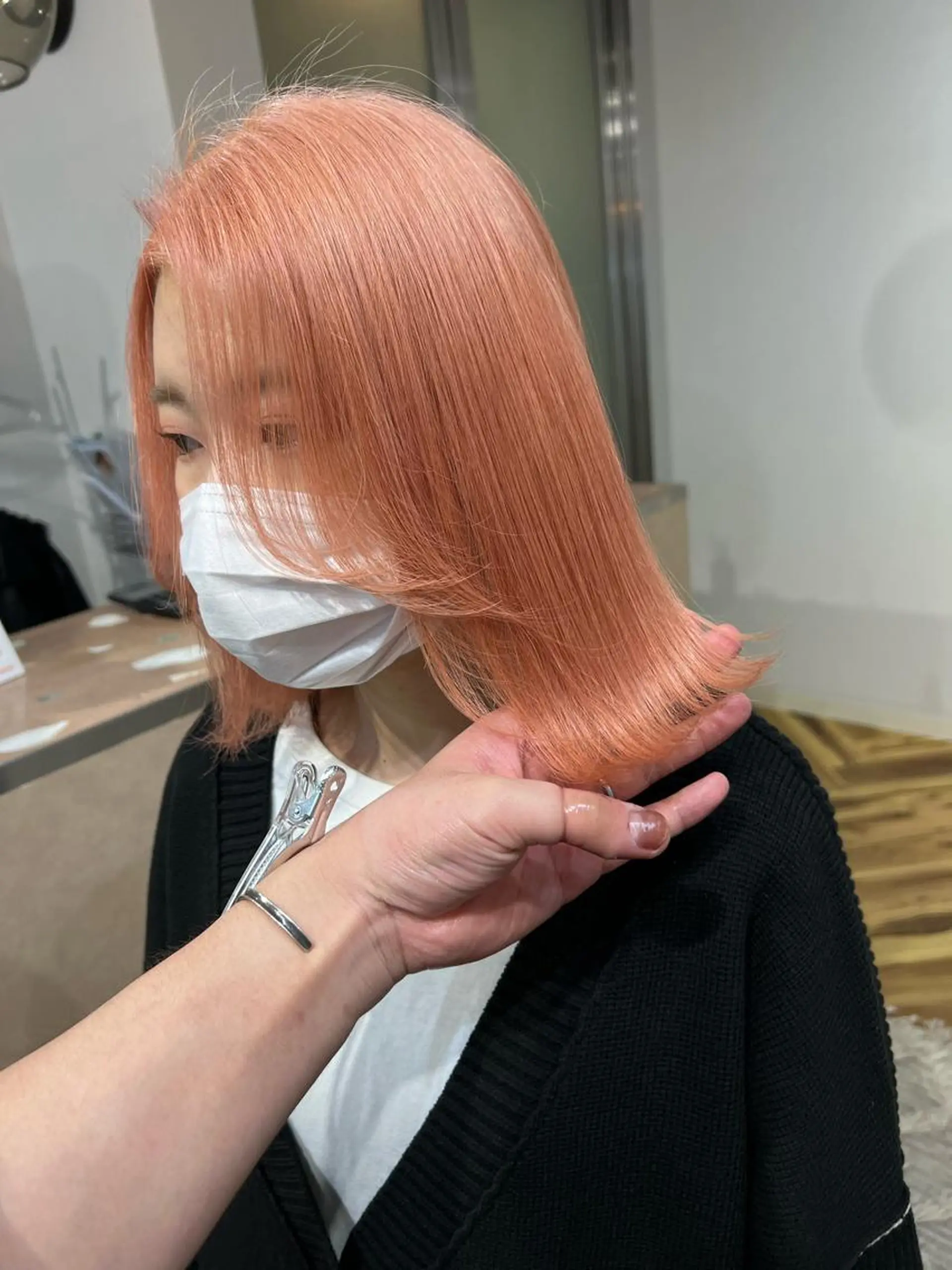 ミディアム カラー バレイヤージュ ブリーチ ケアブリーチ ハイライトカラー インナーカラー ヘアカラー トリートメント lani ブリーチ /ダブルカラーのヘアスタイル