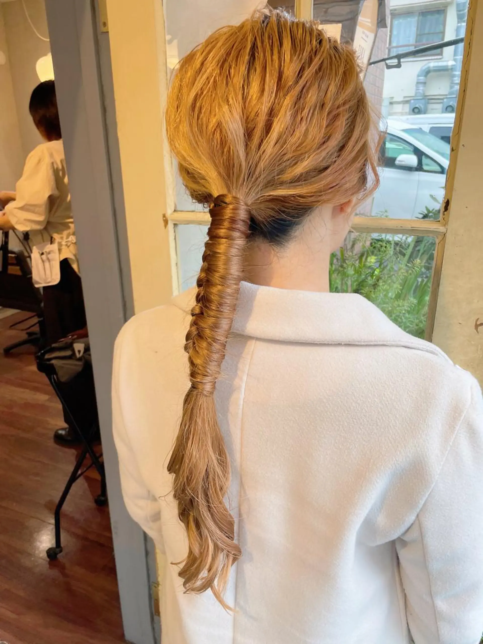 ロング ヘアアレンジ ヘアセット KURIA*⋆ஐ ブリーチ/韓国ヘアのヘアスタイル