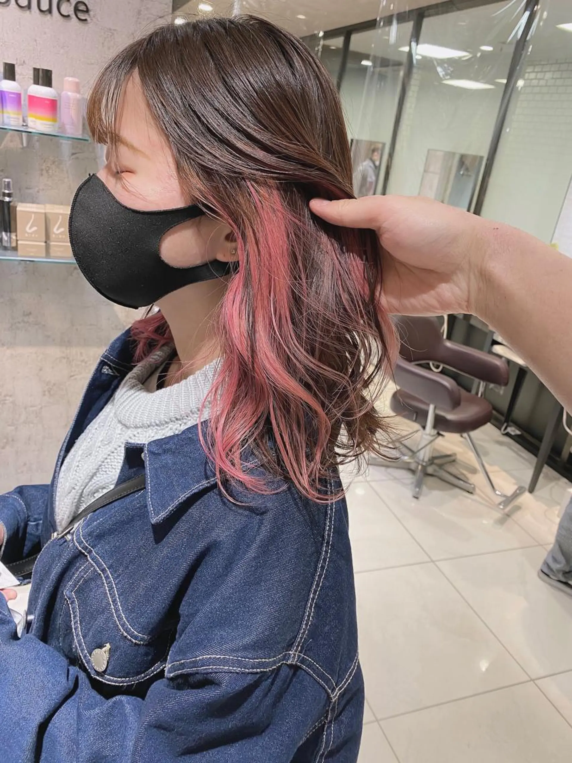 セミロング カラー ✨髪質改善専門店✨ QOLU✨のヘアスタイル