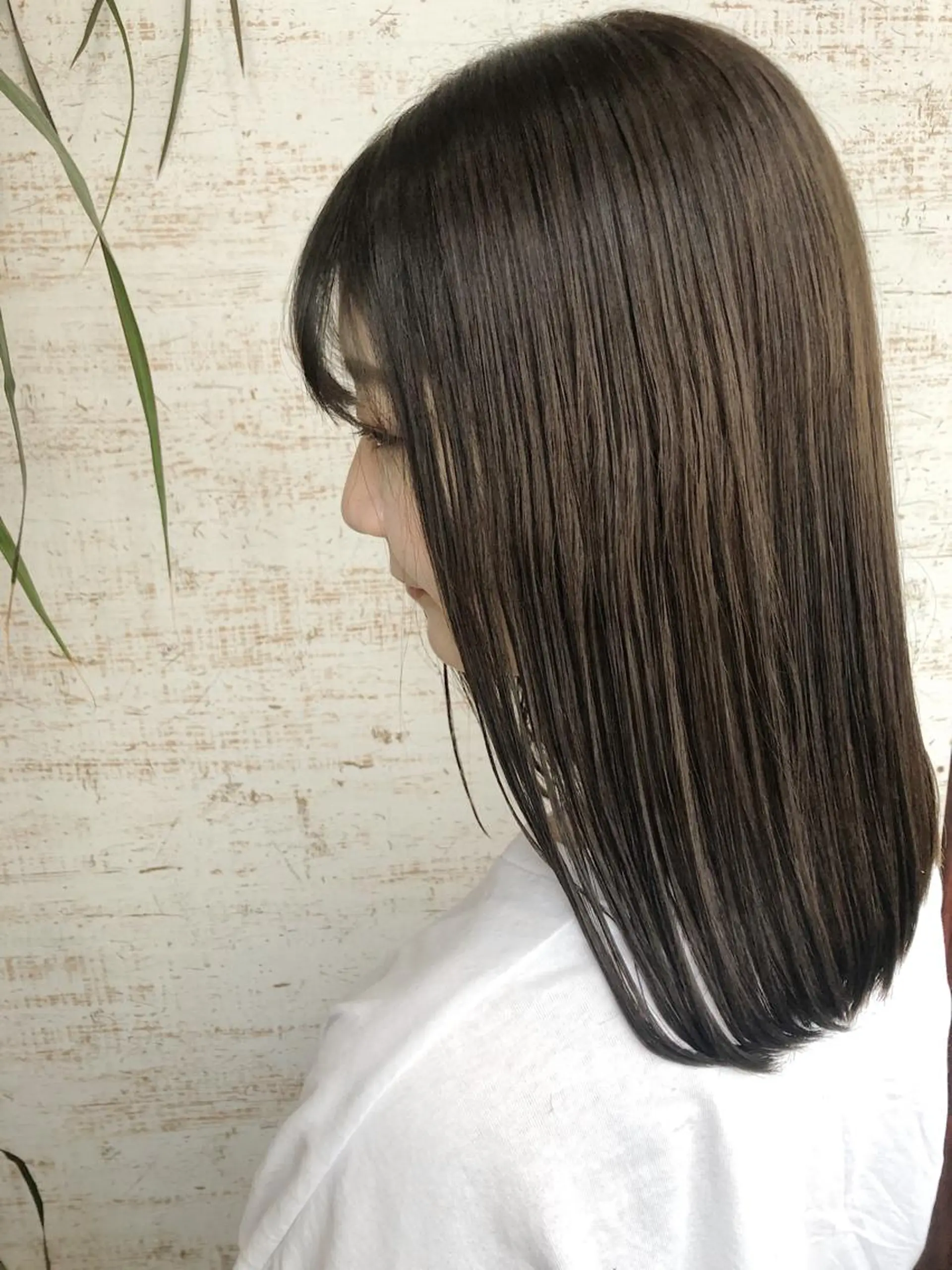 ミディアム カラー ケアブリーチ /髪質 改善/古橋圭史郎のヘアスタイル