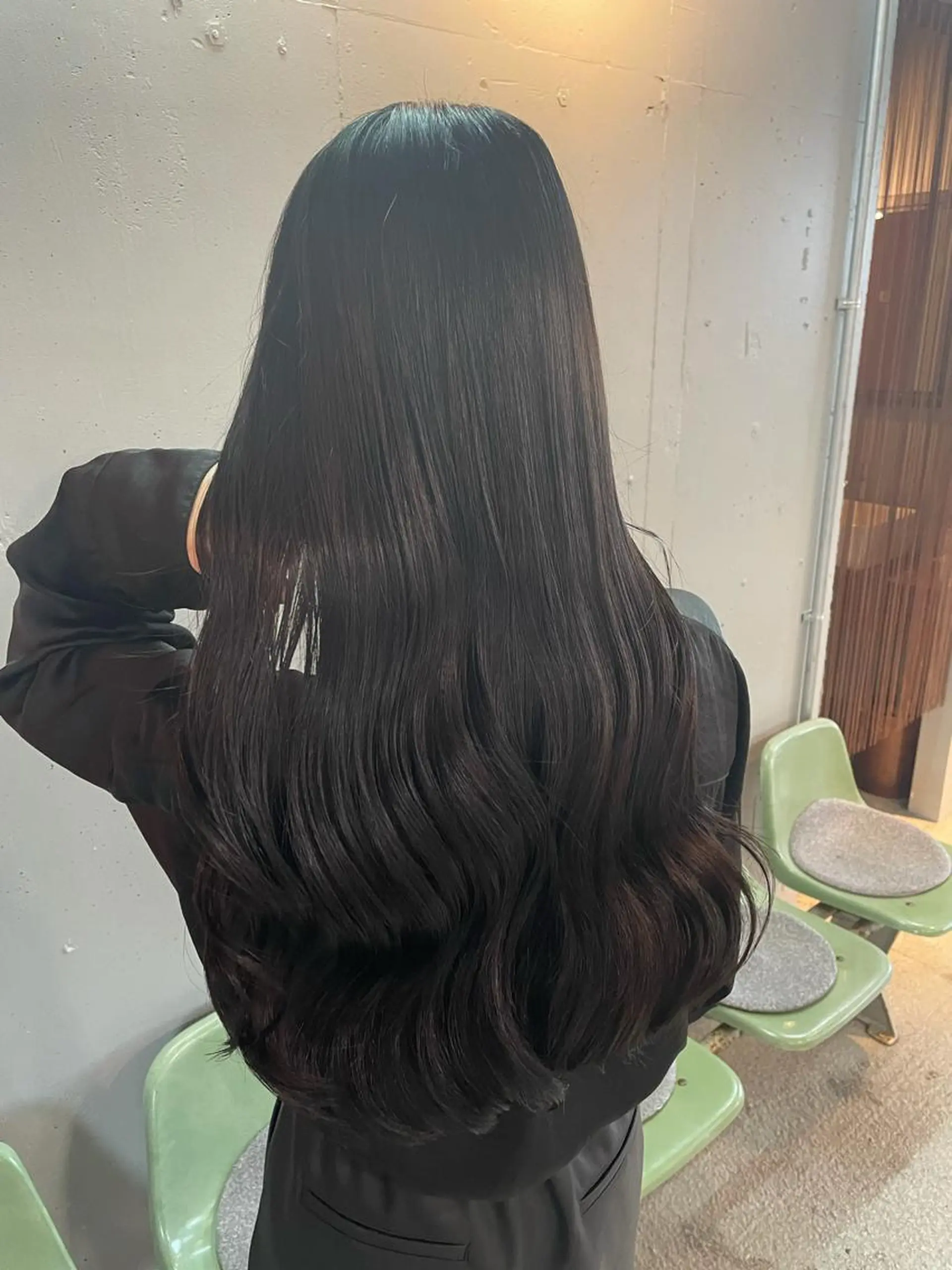 ロング カラー トリートメント カット ヘアカラー トリートメント 🍀アレンジ簡単ヘア ☘️石田万里奈🍀のヘアスタイル