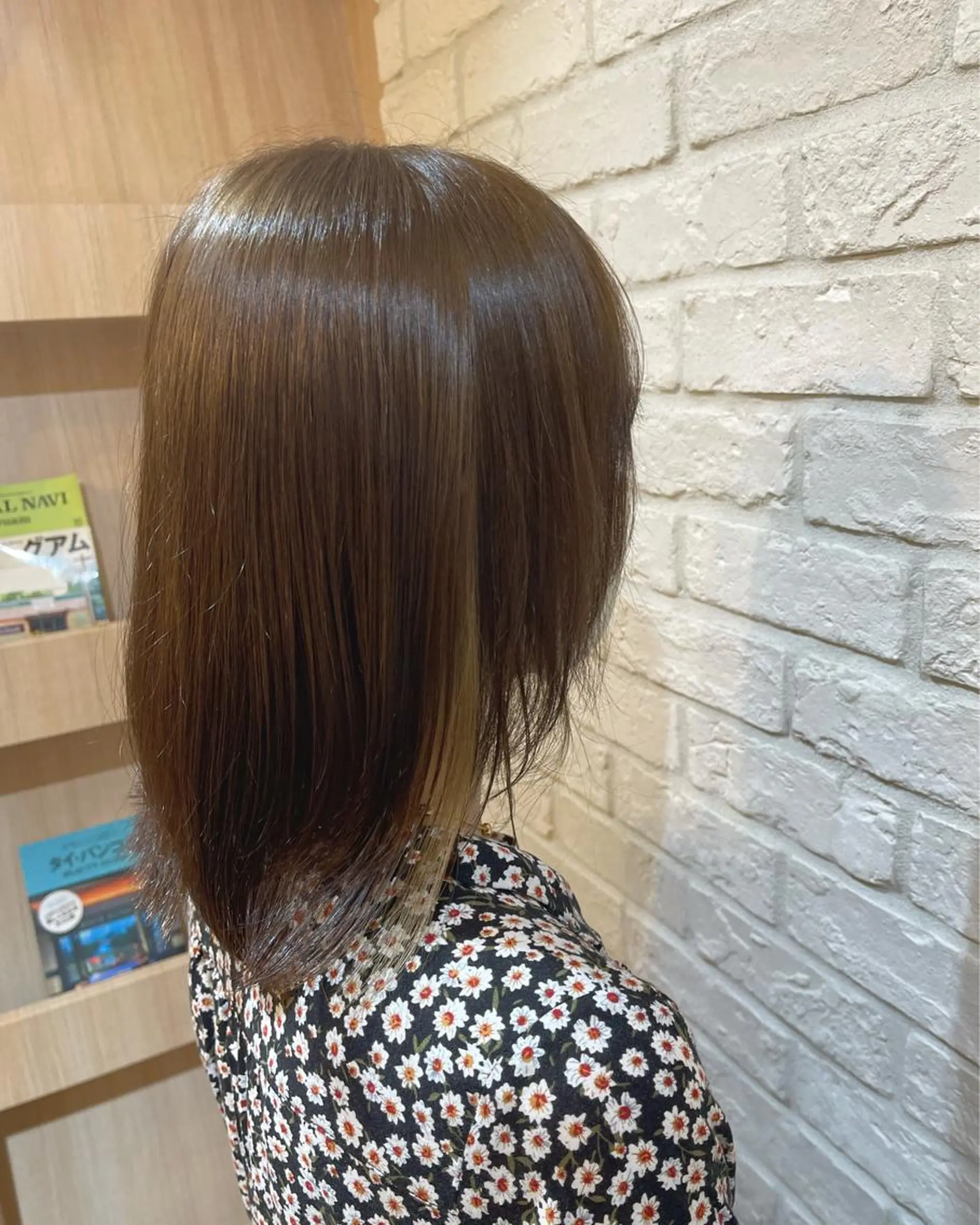 ミディアム カラー 透明感カラー 卒業式のヘアスタイル レディースカット 募集/今間 海音のヘアスタイル