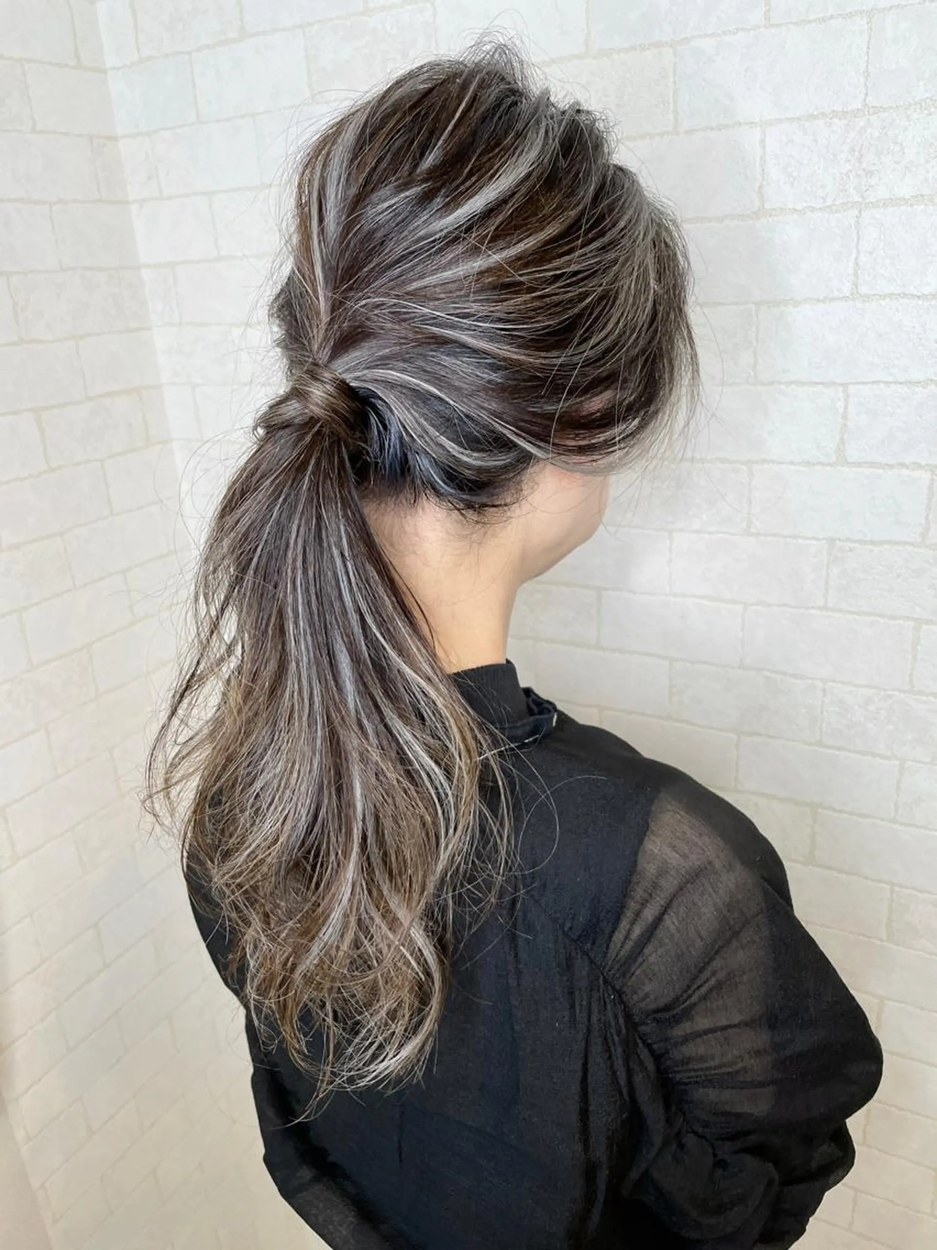 ロング カラー 神野 雅樹のヘアスタイル