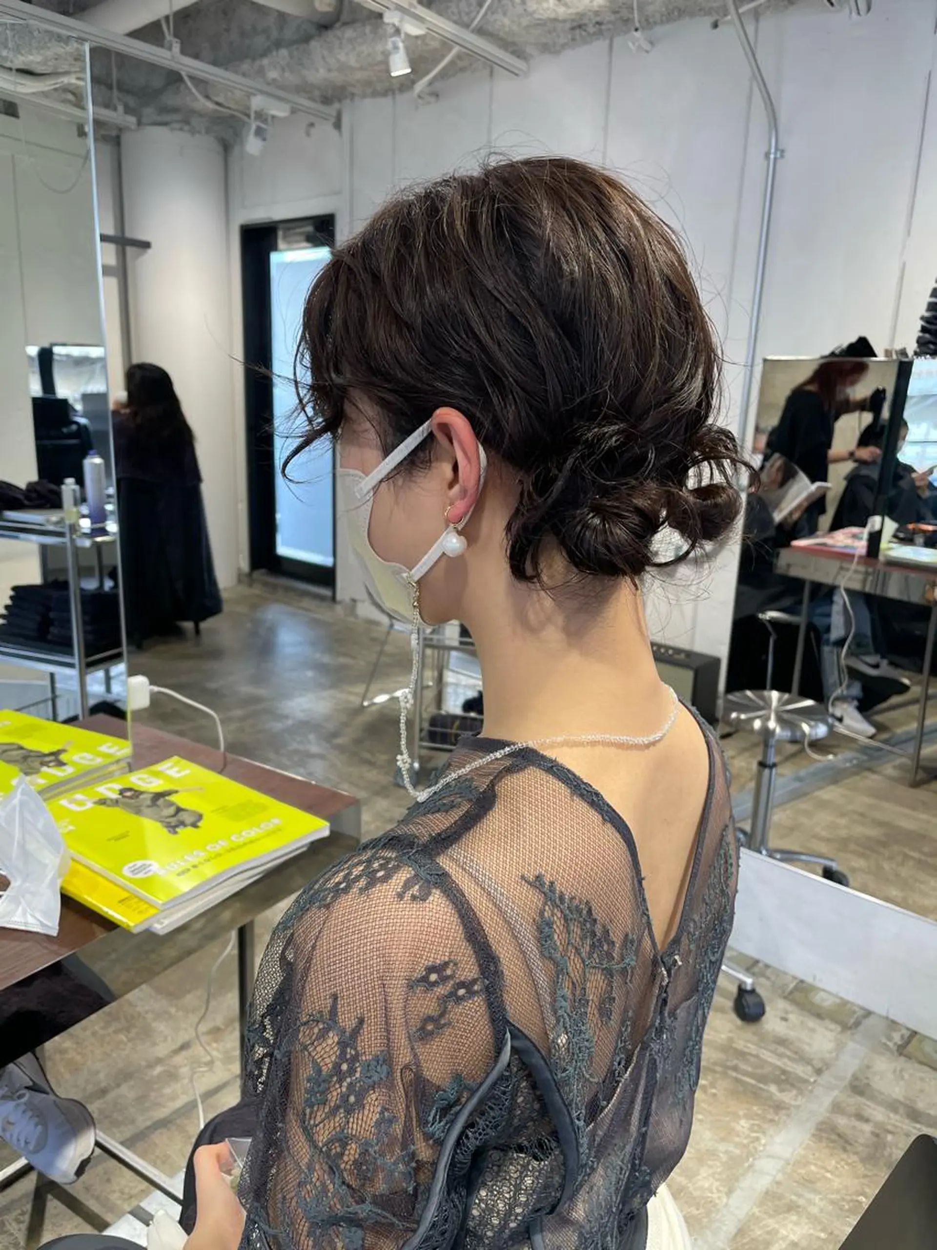 ミディアム ヘアアレンジ ヘアセット ayano /トレンドヘアのヘアスタイル