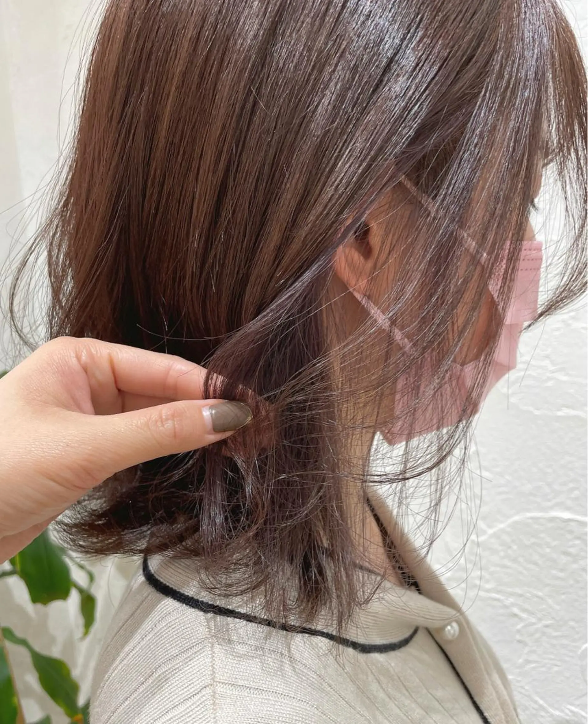 ミディアム カラー FELICE of hair 田口千尋のヘアスタイル
