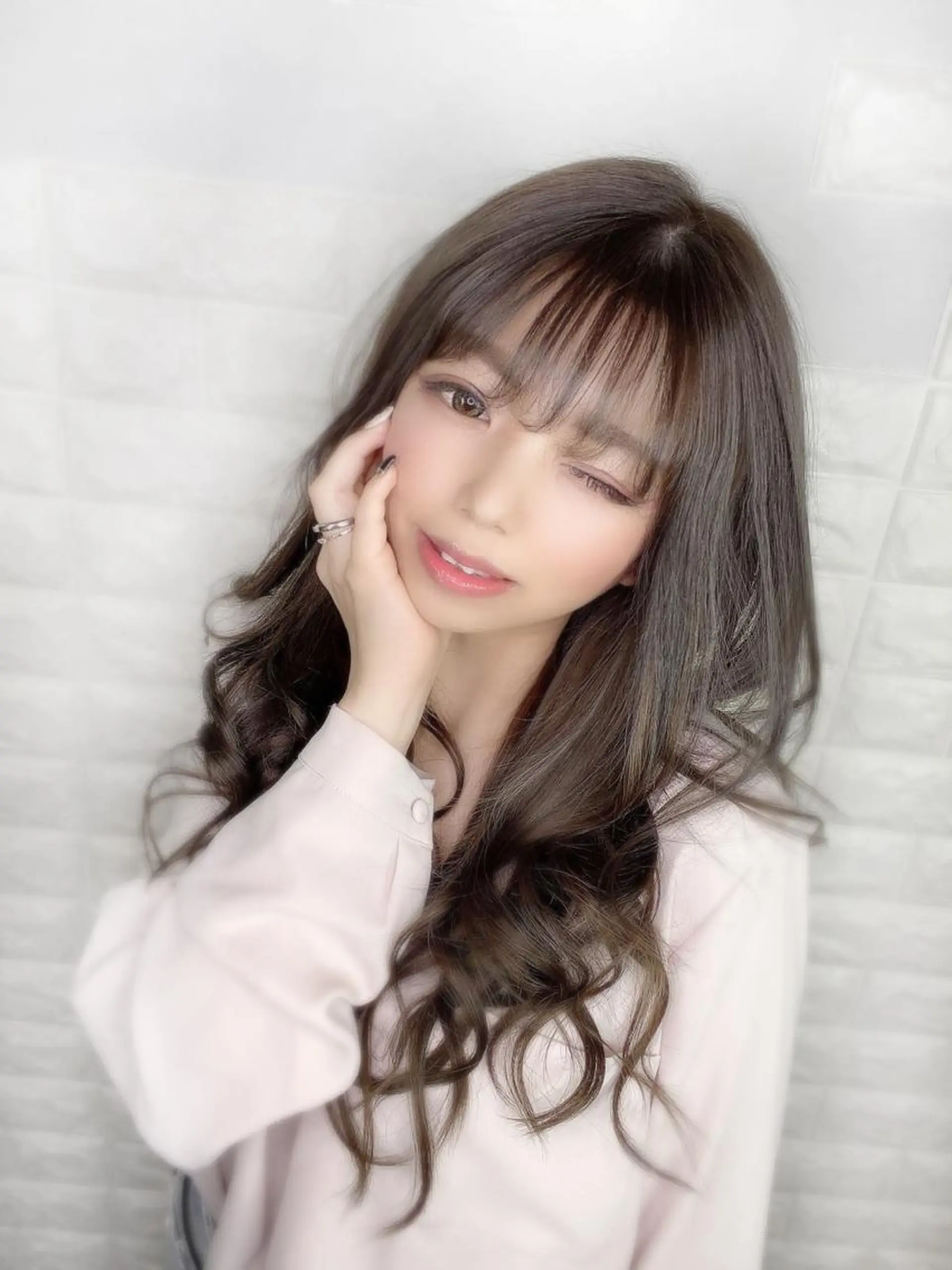 ロング カラー ヘアアレンジ 編み込みエクステ プルエクステ シールエクステ エクステ ヘアカラー エクステ Shelltie Fiel (シェルティフィエル)所属・次世代シールエクステ 錦糸町 小泉 朋之のヘアスタイル