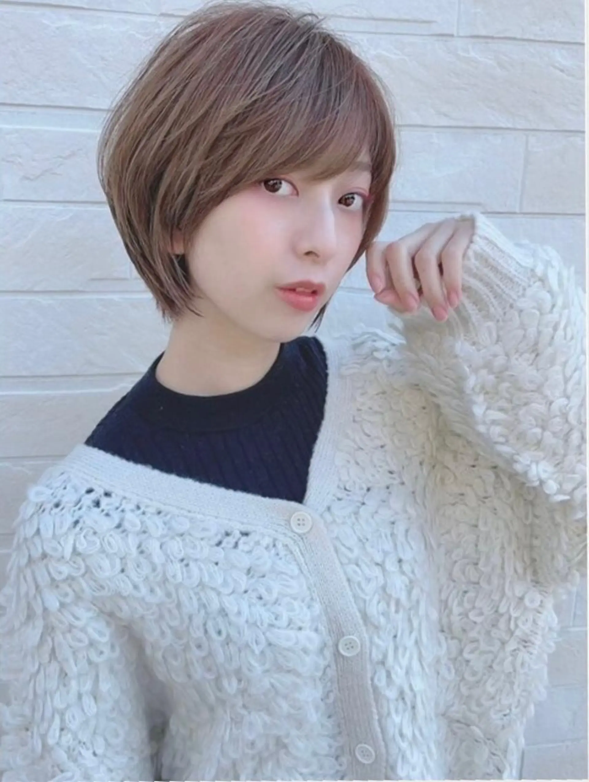 ショート 川畑 花菜のヘアスタイル