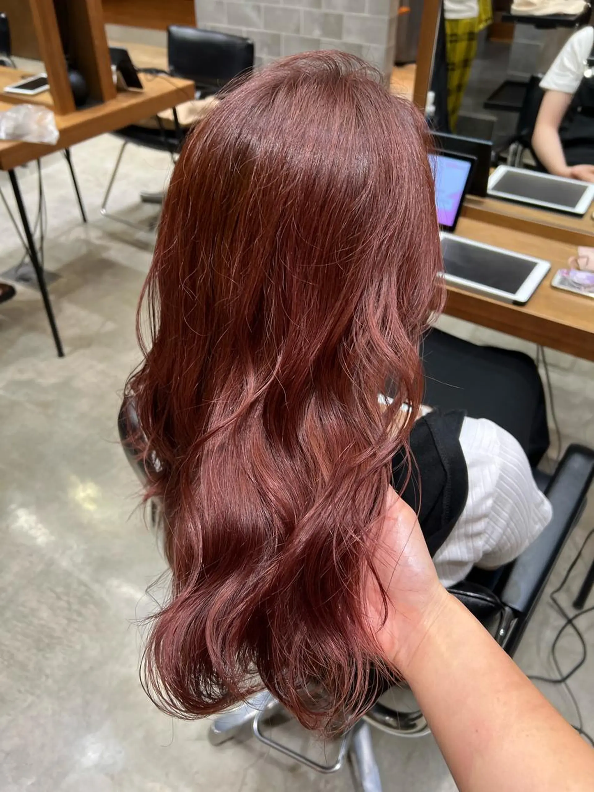 ロング ヘアカラー トリートメント 艶髪 mayuka💖のヘアスタイル