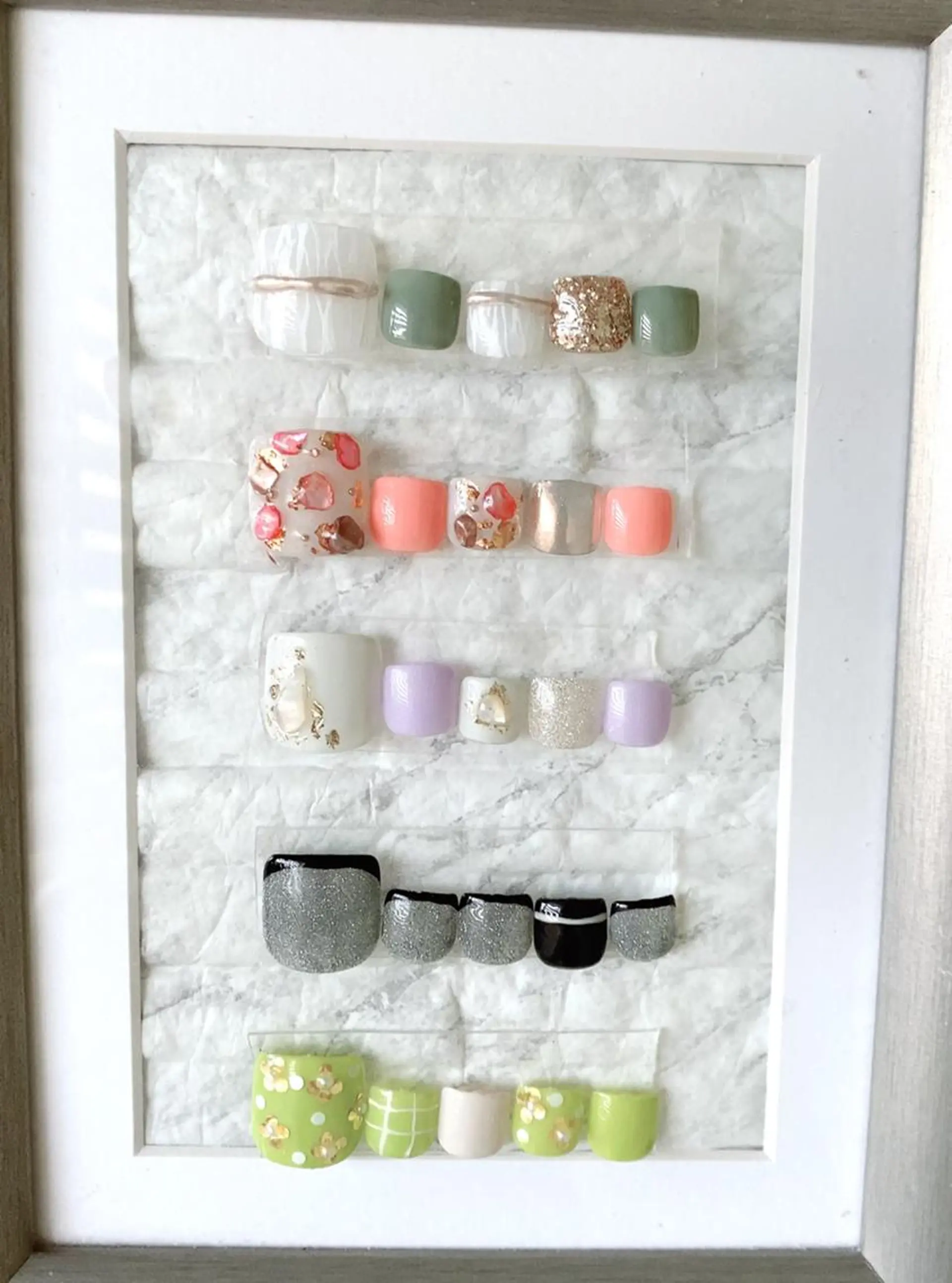 ネイル アートネイル フットネイル yochi nailのネイルデザイン