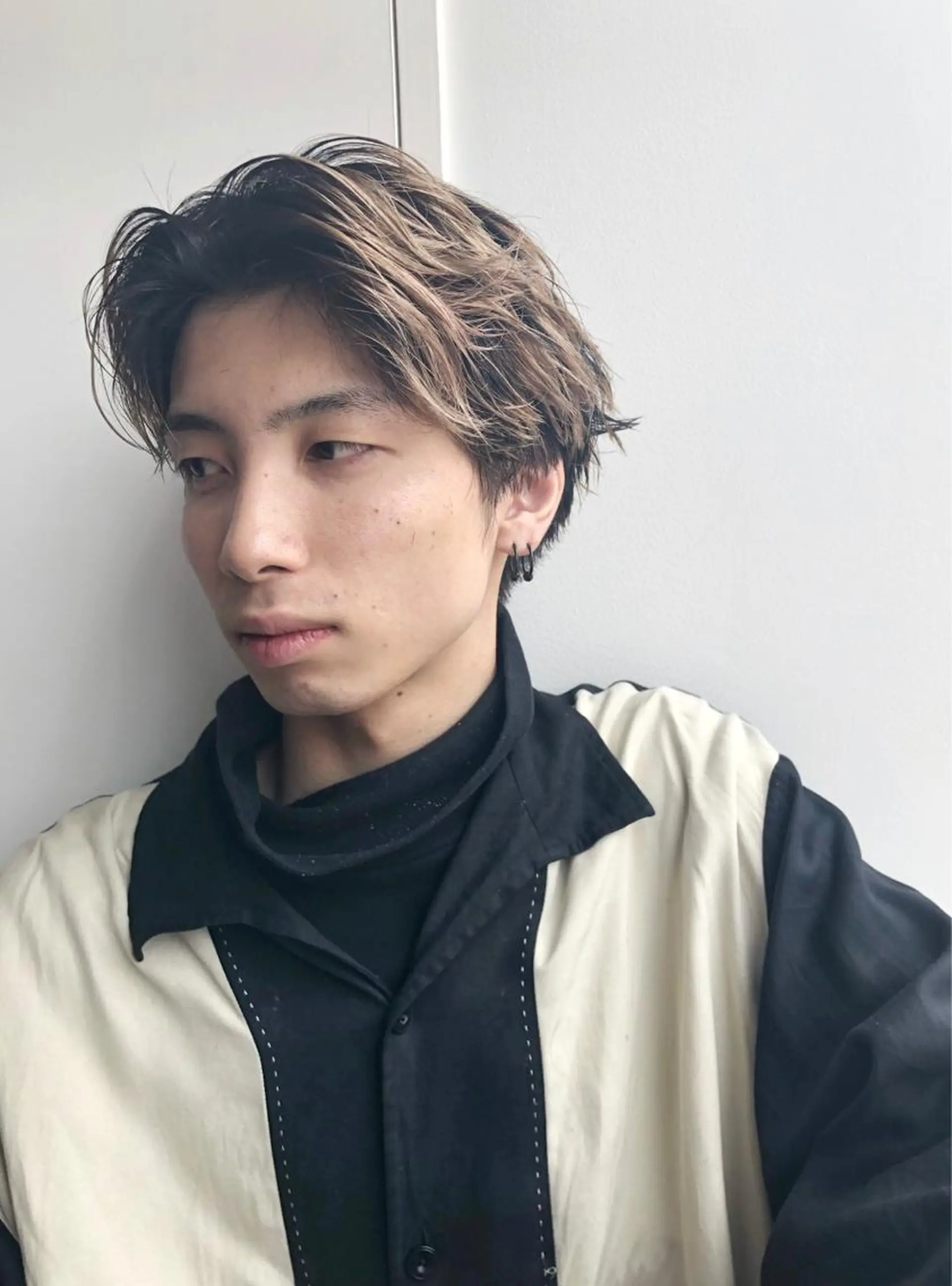 メンズ センターパート カット 渋谷メンズカット/ 工藤靖也のヘアスタイル