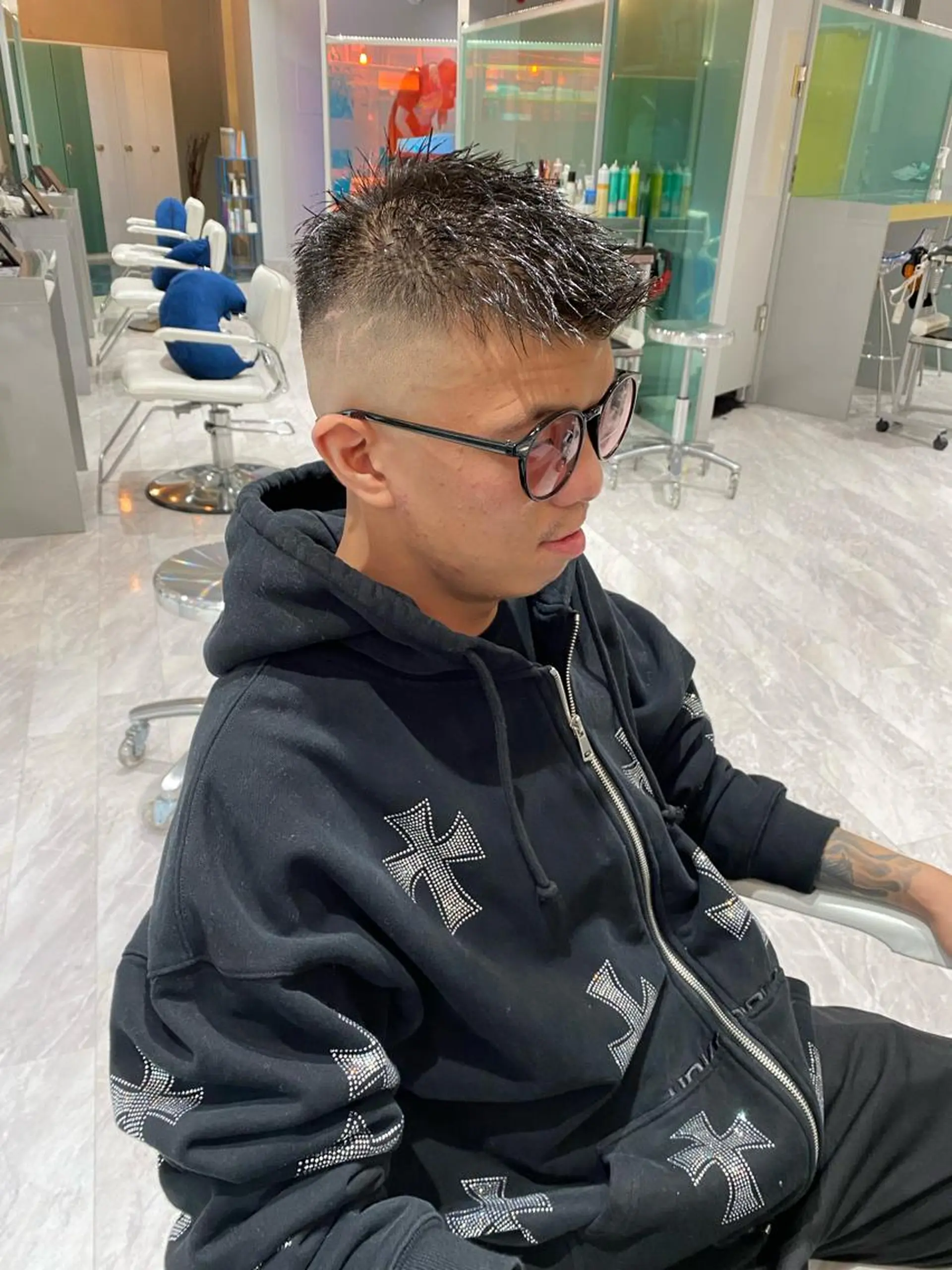 ショート メンズ フェードカット スキンフェード メンズベリーショート ベリーショート ショートヘア カット Riganuts王子 Hayato✂︎のヘアスタイル