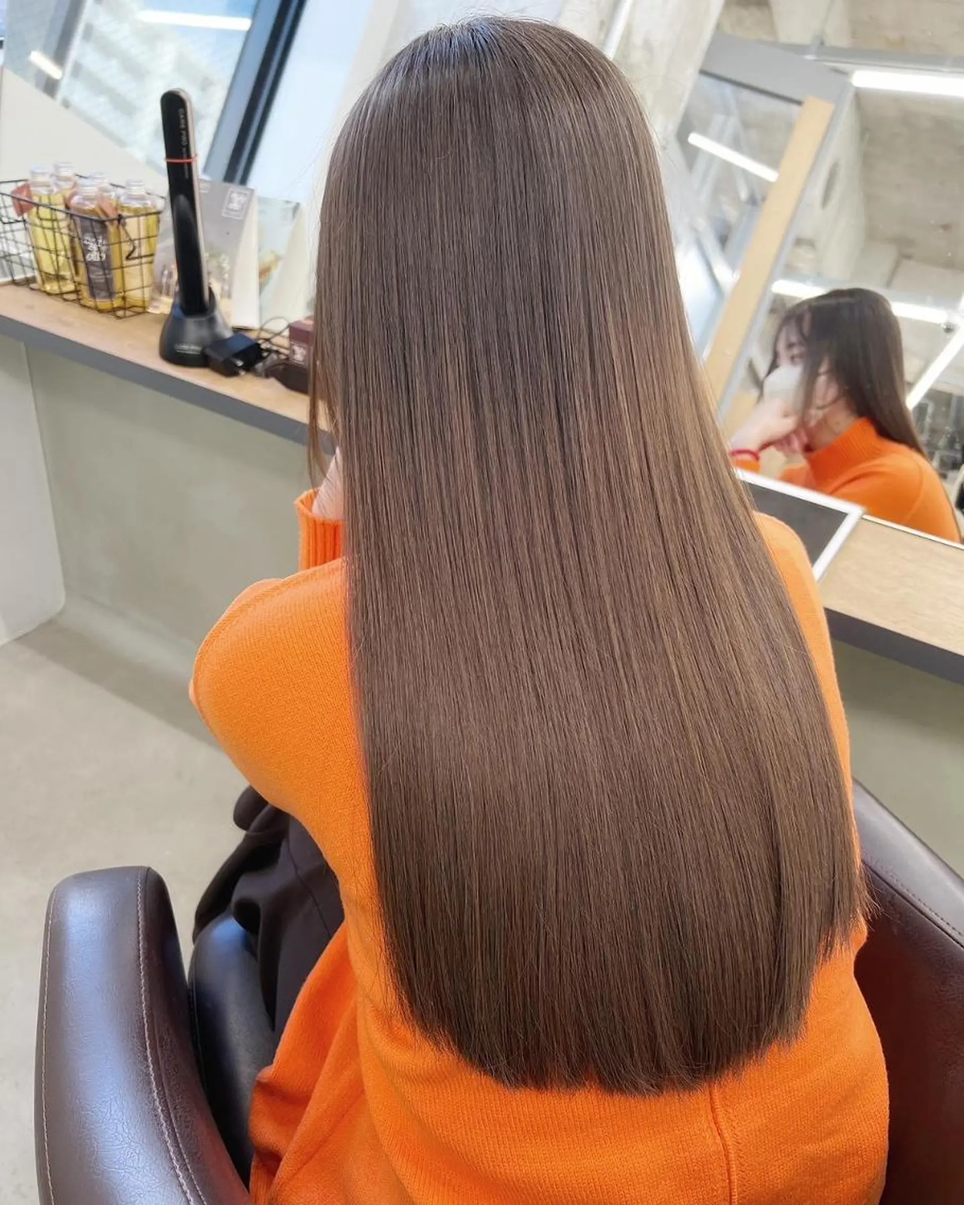 ロング カラー パーマ ヘアアレンジ アディクシーカラー ケアカラー 髪質改善 トリートメント ストレートパーマ 【ヘアケア特化型】 newi天王寺のヘアスタイル