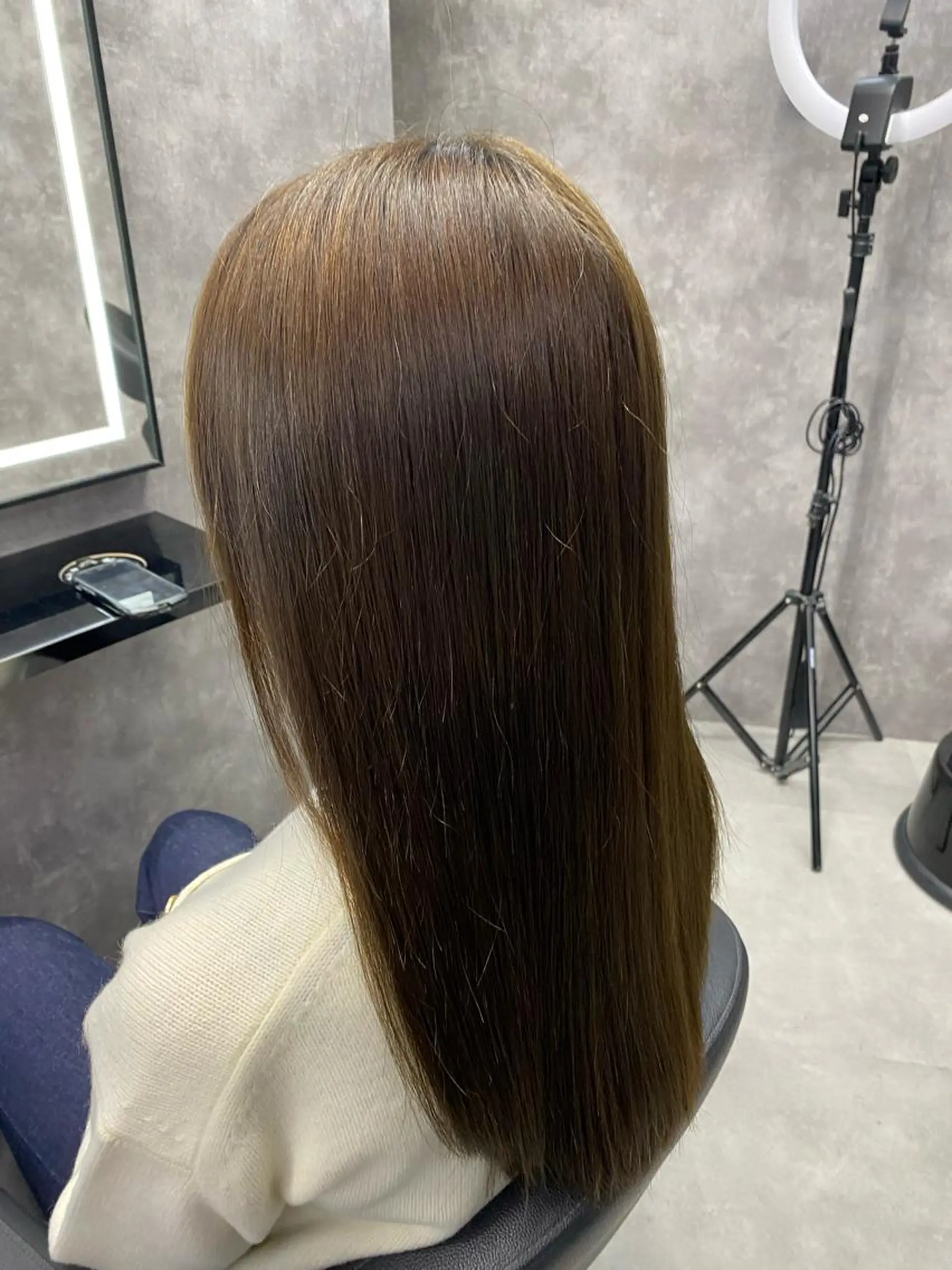 セミロング CIEL天神 YUUKIのヘアスタイル