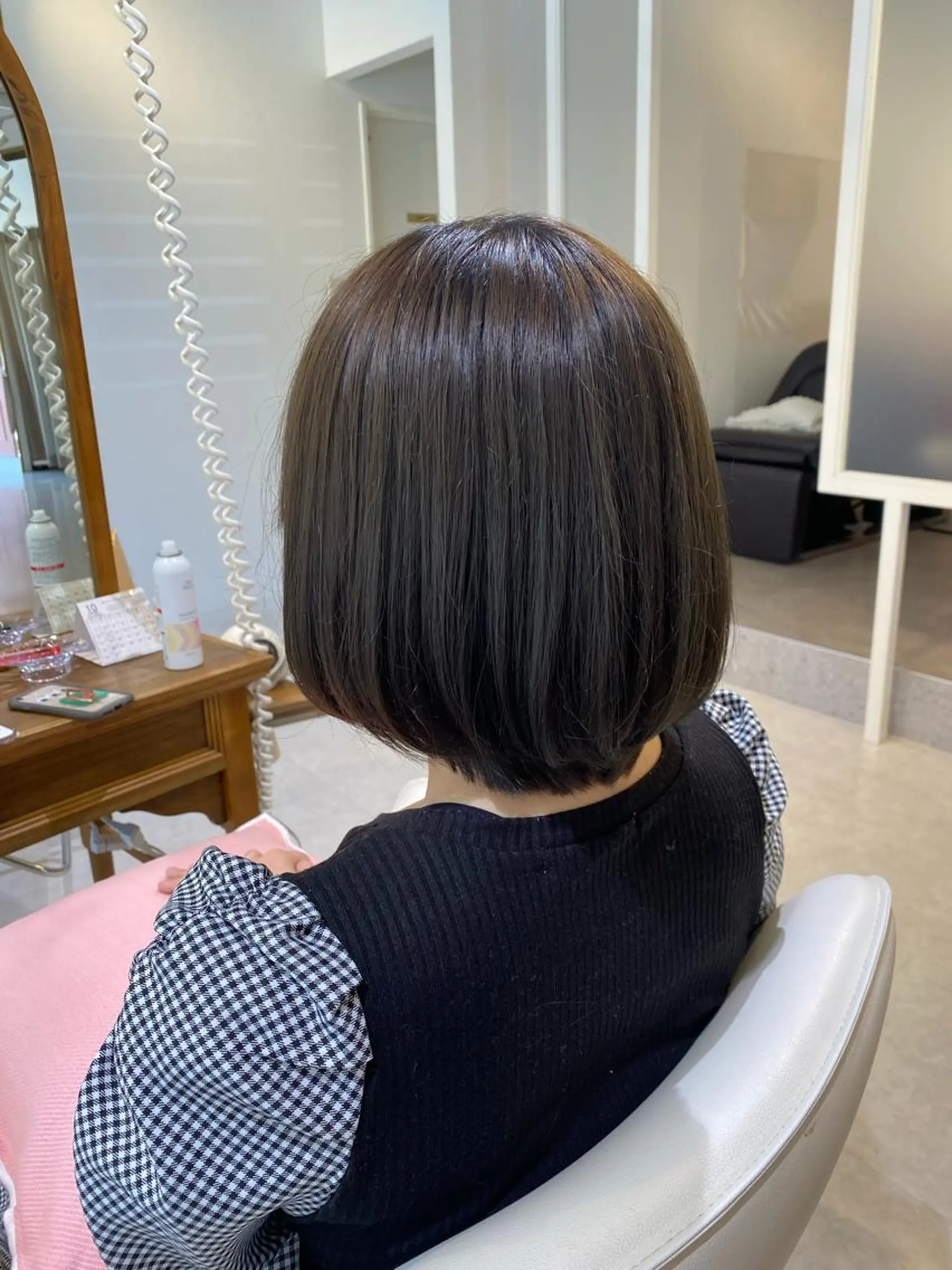 ショート カット トリートメント 梛木 唯のヘアスタイル