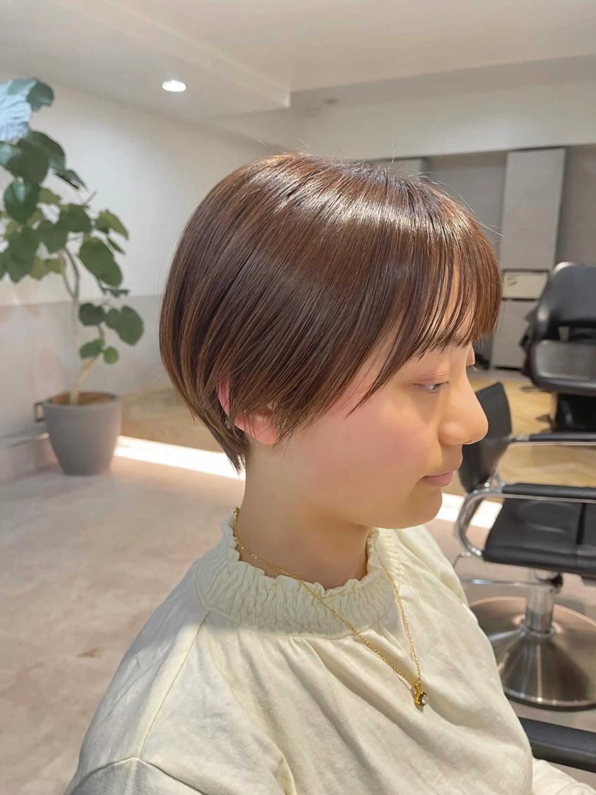 ショート オカダ ノゾミのヘアスタイル