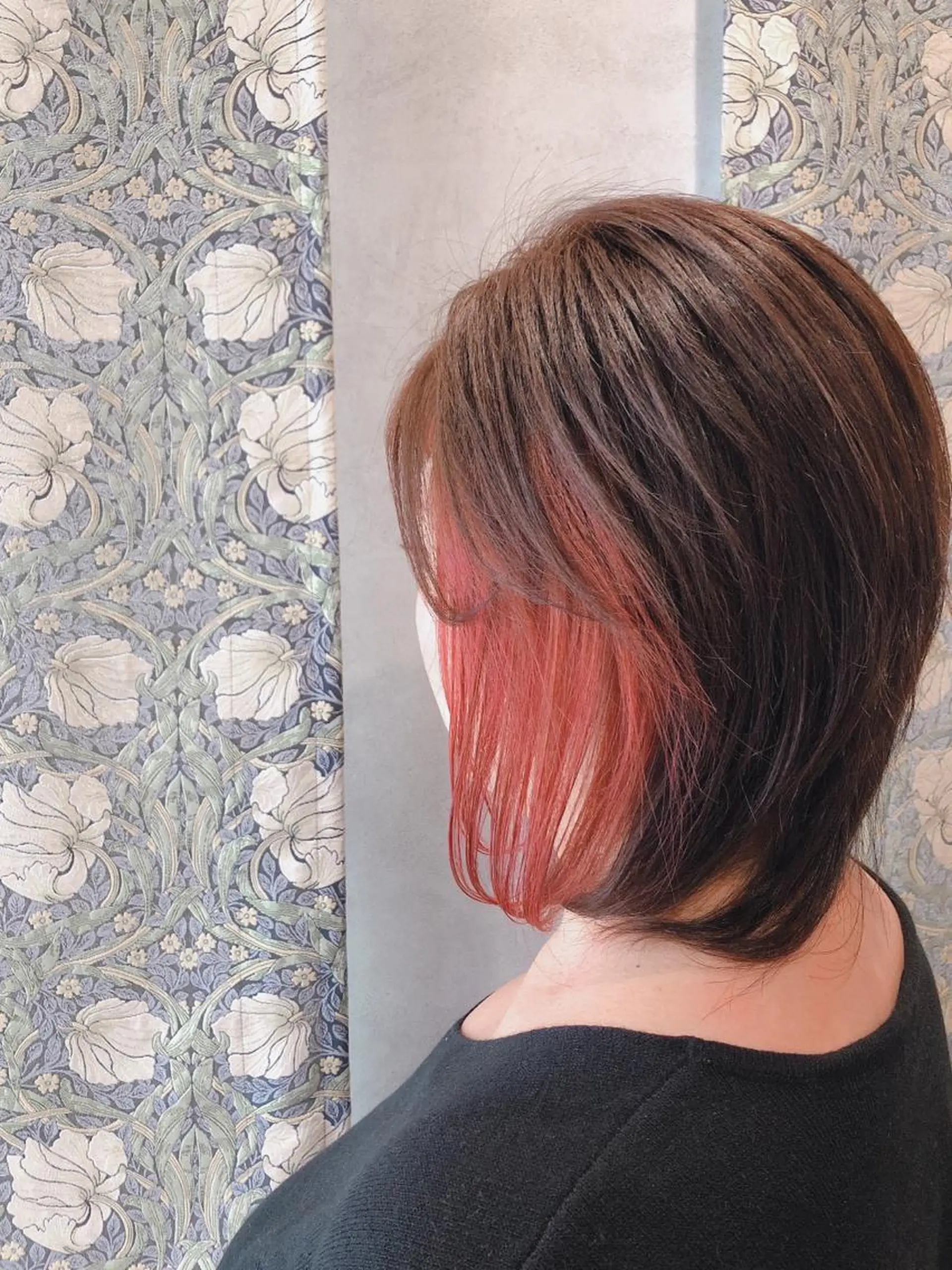 カラー インナーカラー ピンクカラー 野咲き 美容室のマツエク・マツパデザイン