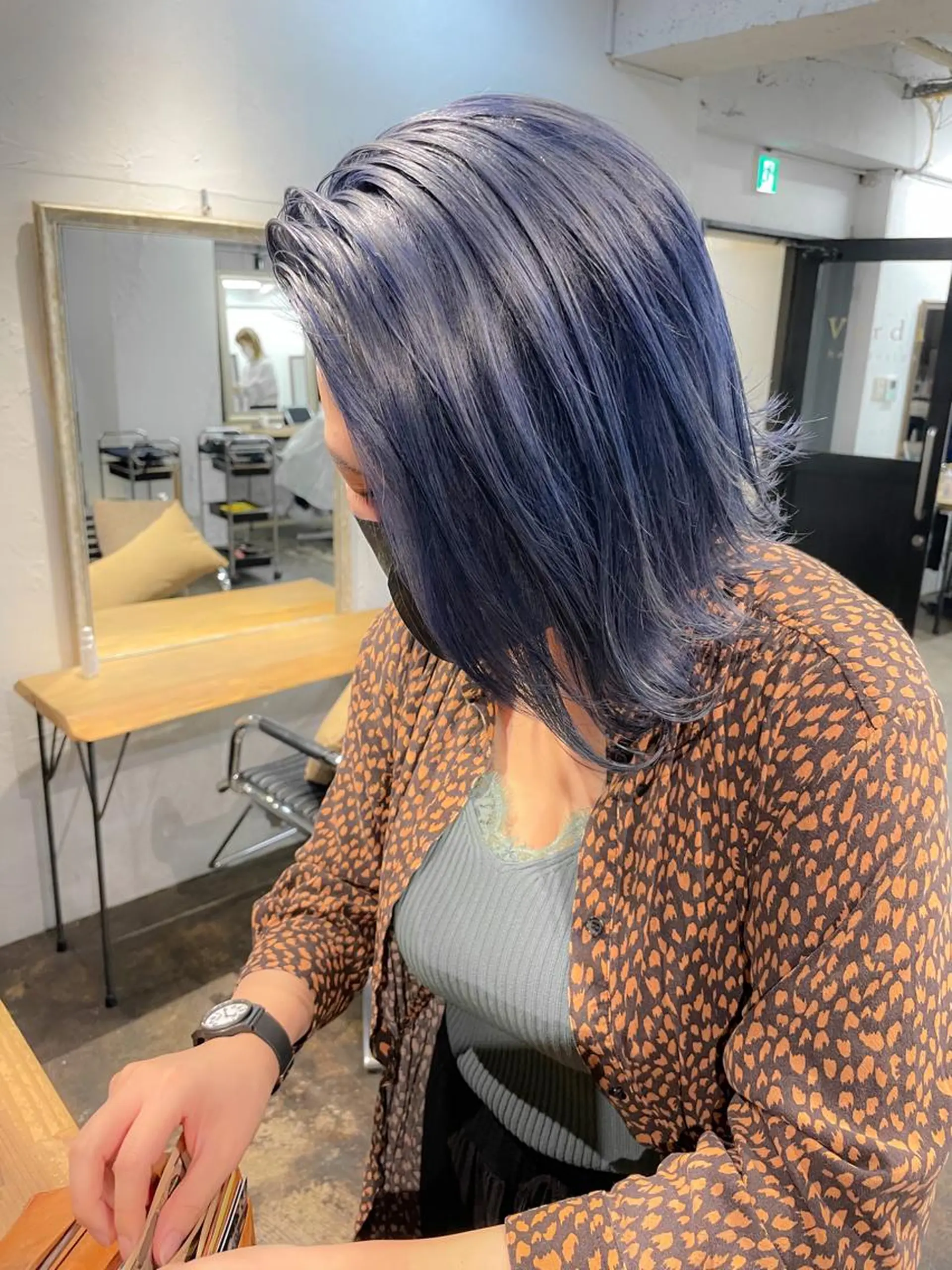 ショート カラー メンズパーマ メンズ特化ryoのヘアスタイル