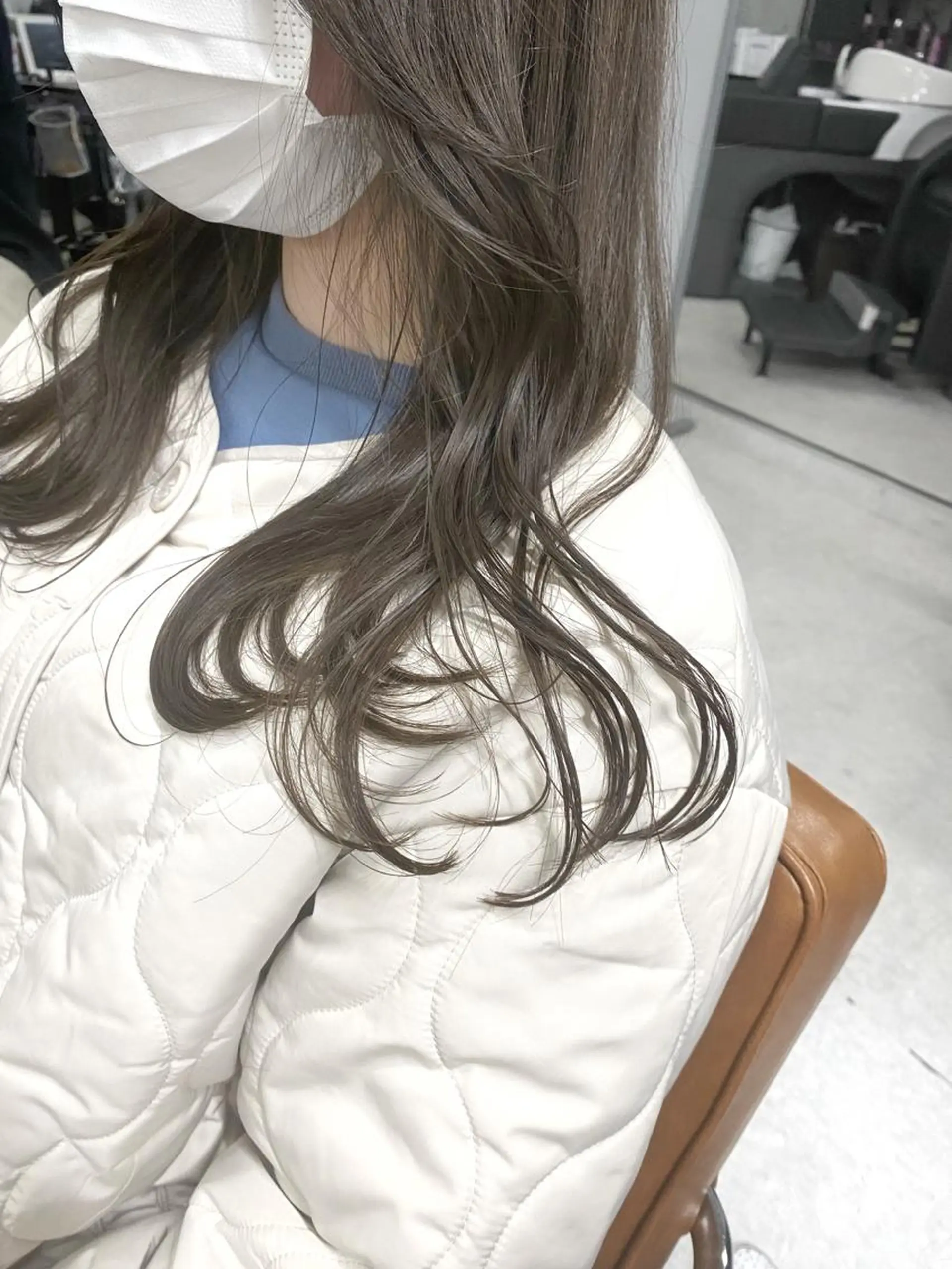 ミディアム カラー ヘアアレンジ ブリーチ ケアブリーチ ダブルカラー ハイライトカラー イルミナカラー 🌷FUKA🌷 まろやかハイトーンのヘアスタイル