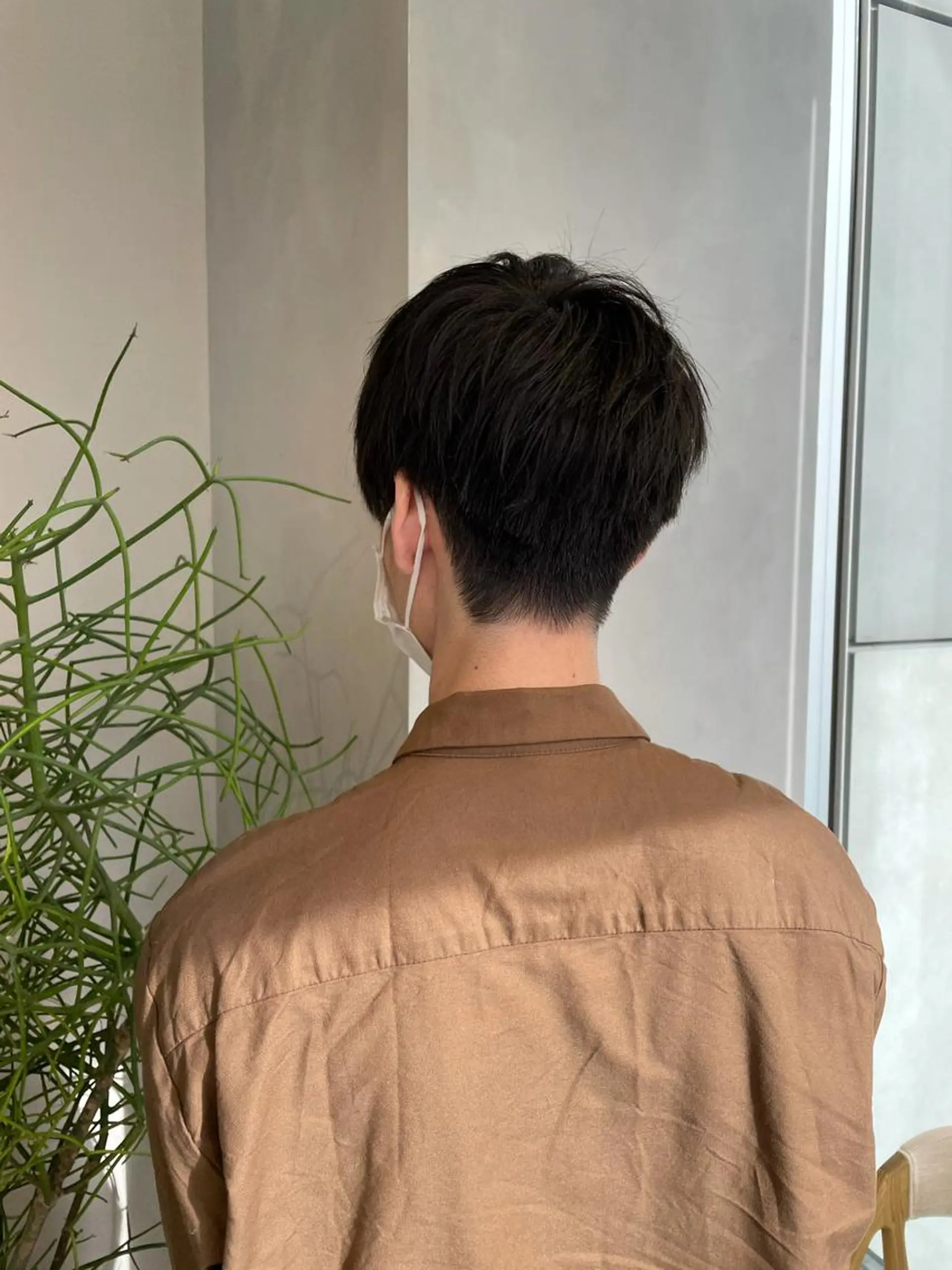 ショート メンズ 渋谷レイヤーカット/ 暖色艶カラー🩵高橋のヘアスタイル