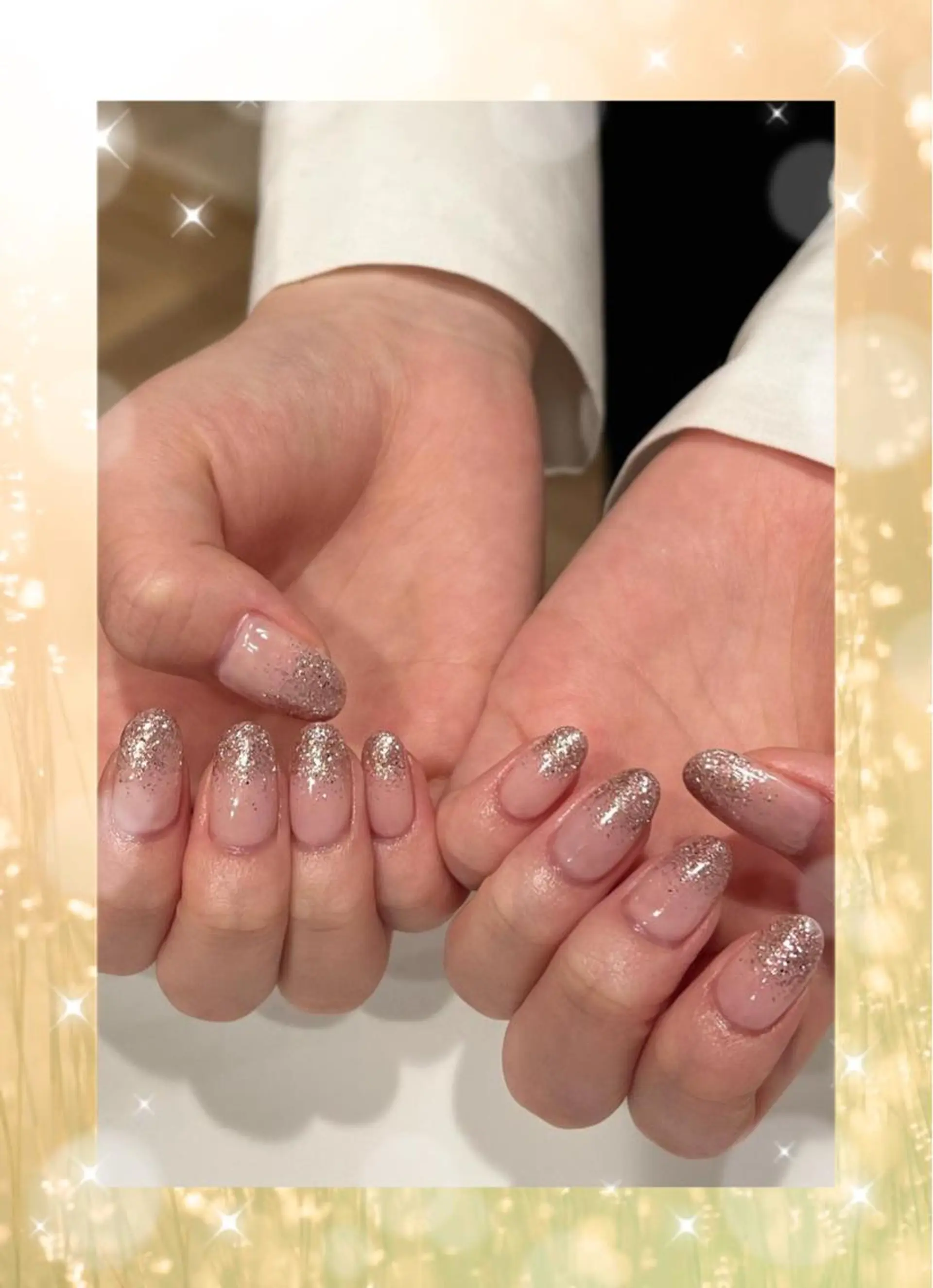 ネイル キラキラネイル 美容室ARKS 黒田杏奈のヘアスタイル