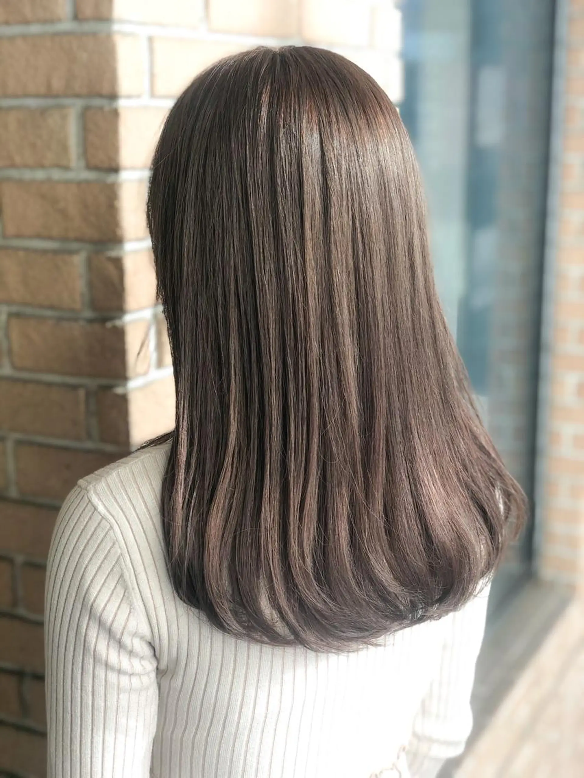 セミロング 北條 優輝のヘアスタイル